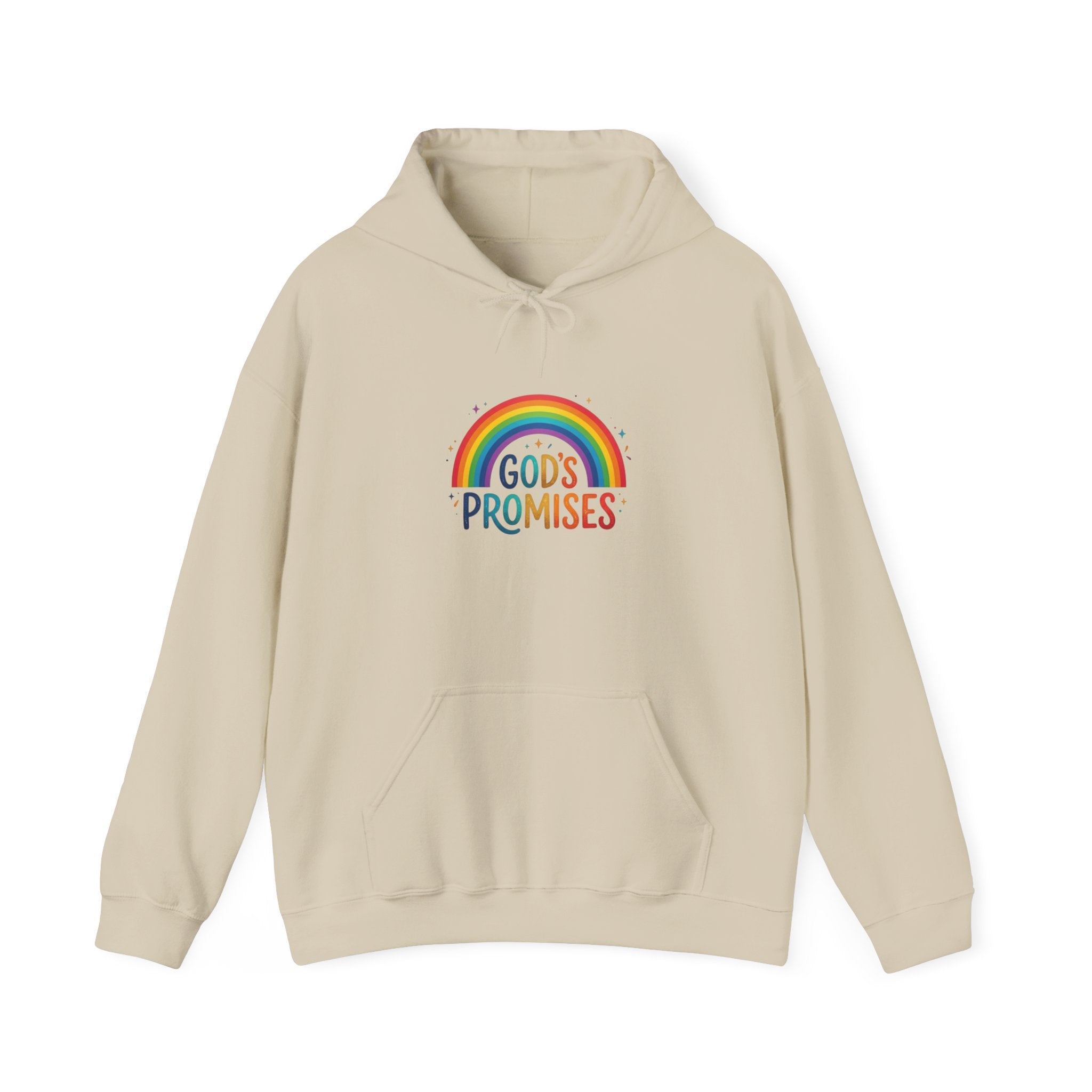 "God's Promises" Rainbow Christian Hoodie