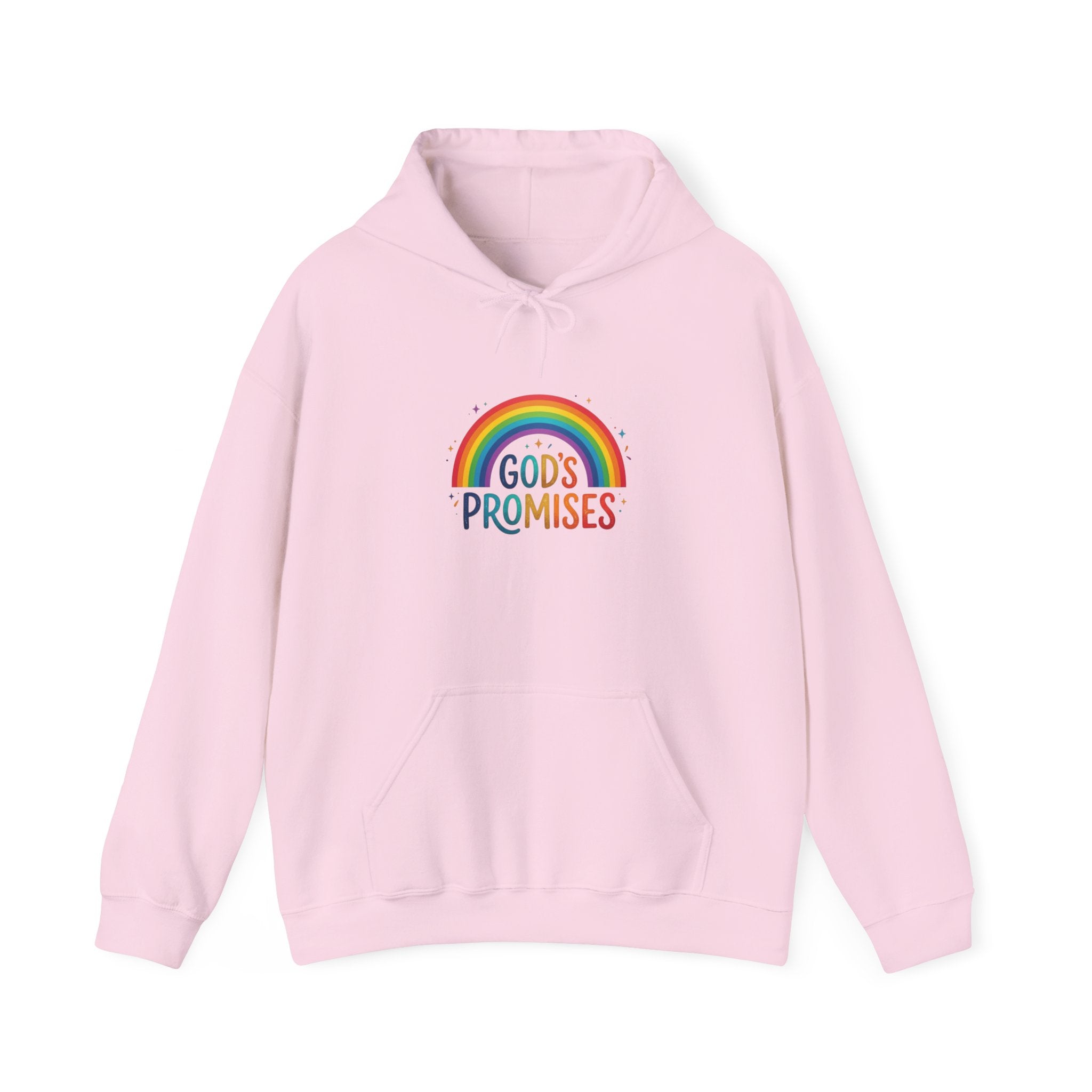 "God's Promises" Rainbow Christian Hoodie