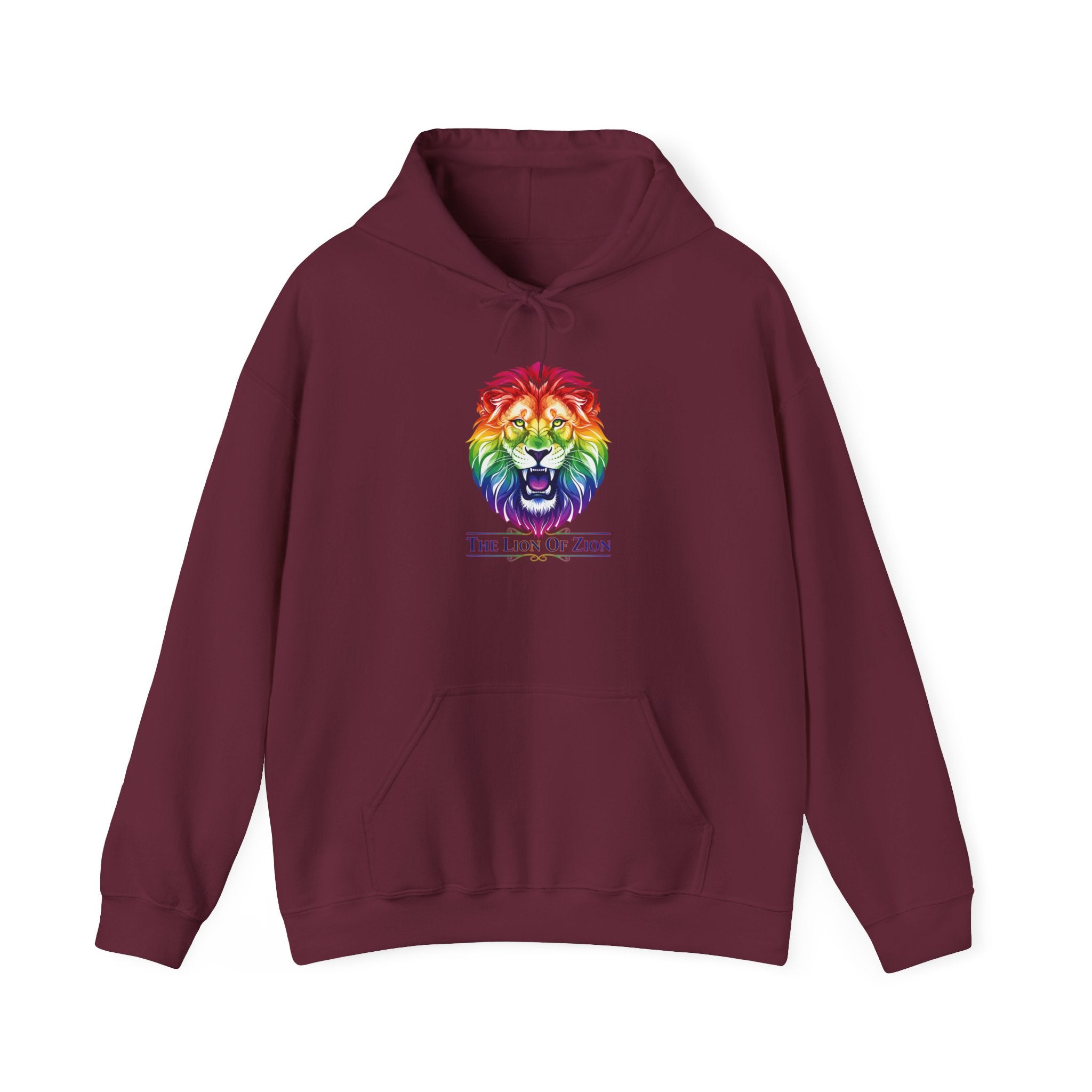 Rainbow Lion of Zion Hoodie