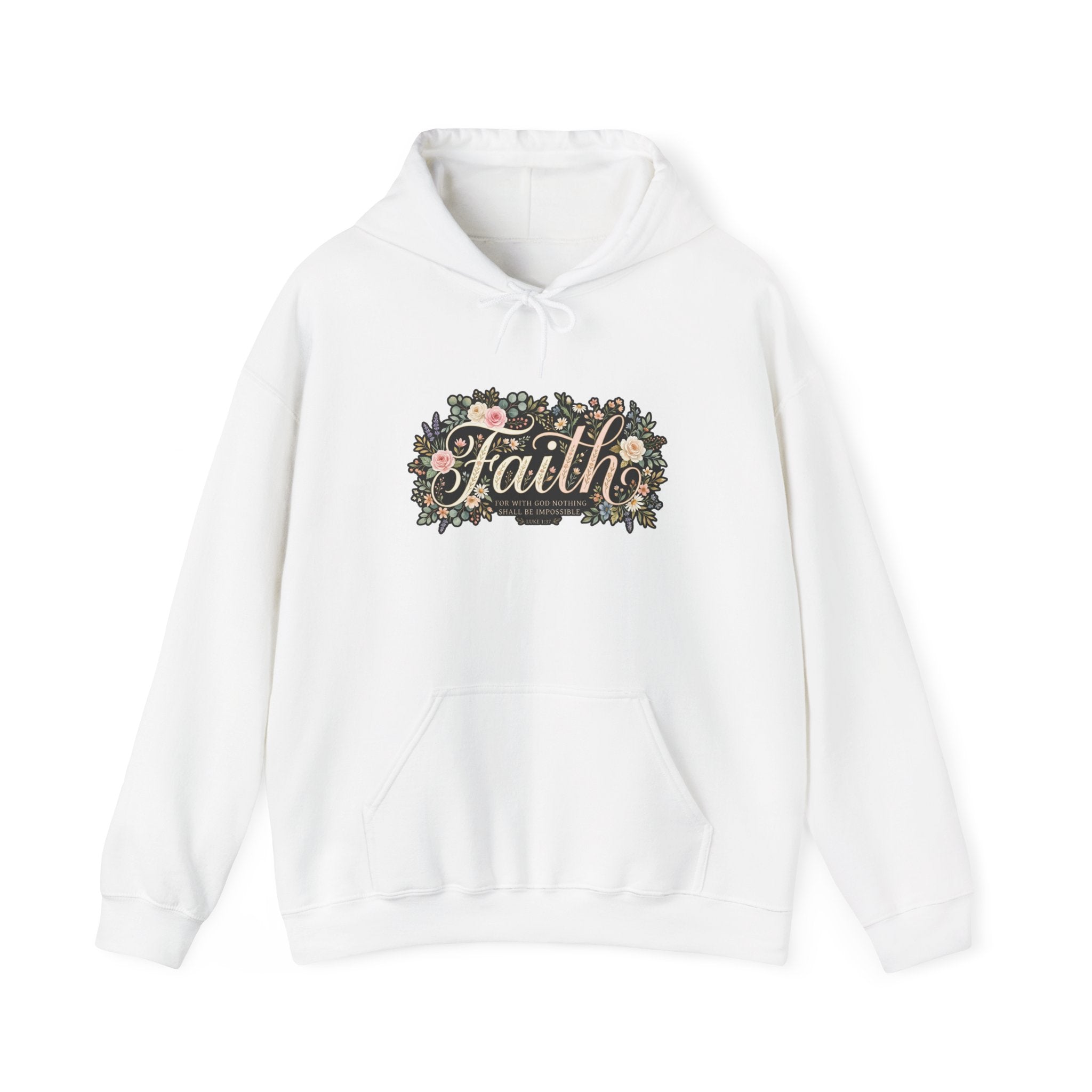 Faith Floral Hoodie