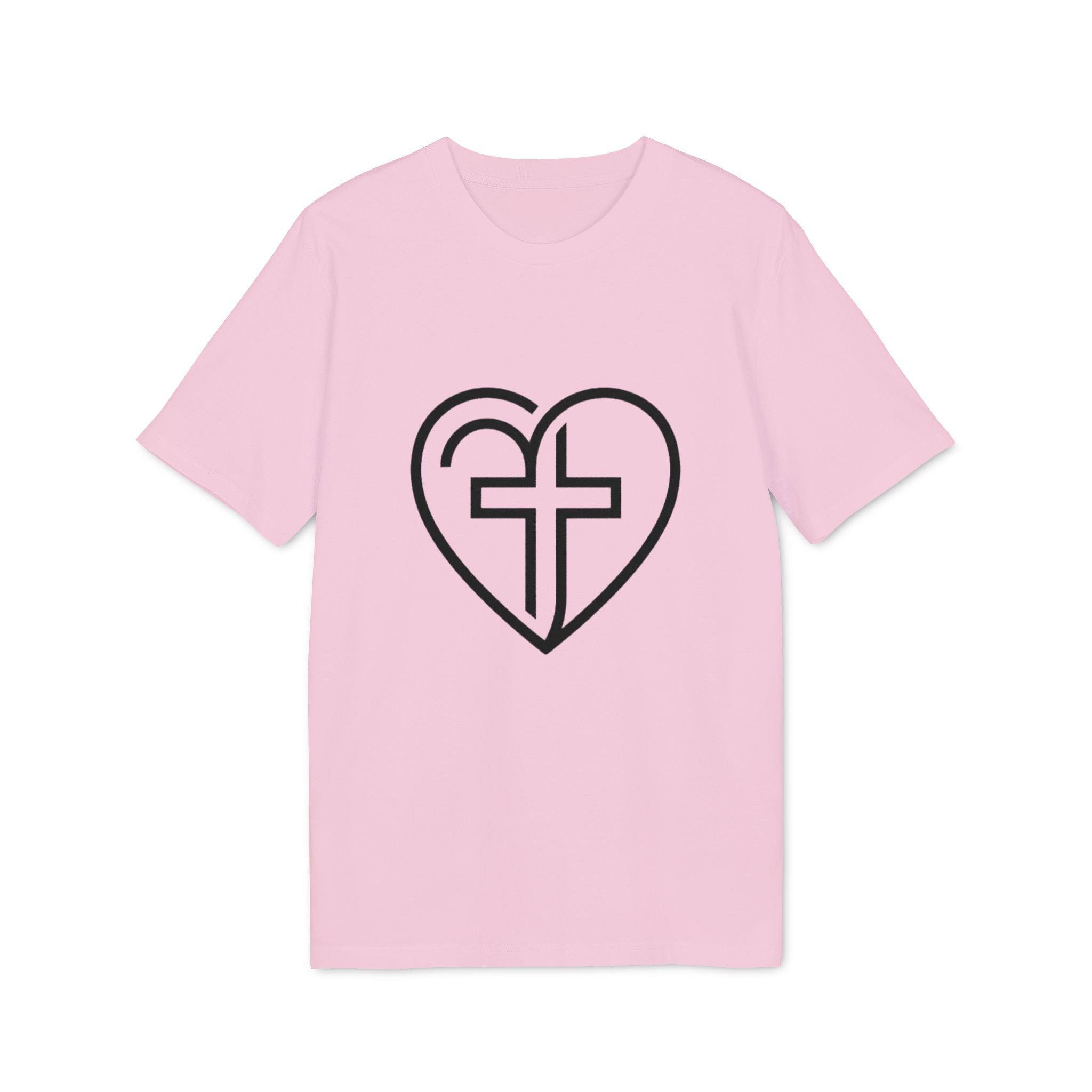 Christian Heart Cross T-Shirt — Faith Graphic Tee