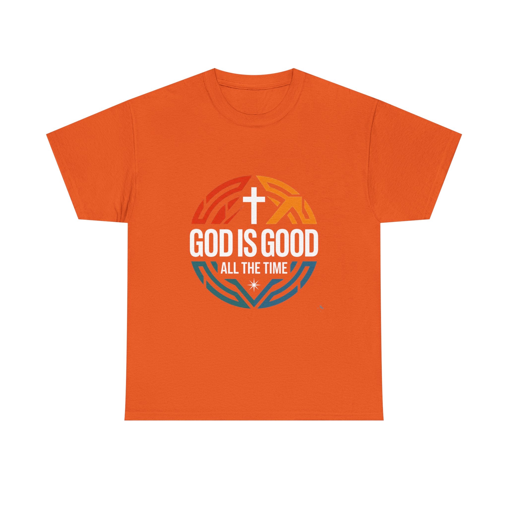 God Is Good All The Time T-Shirt — Christian Faith Cross Tee USA