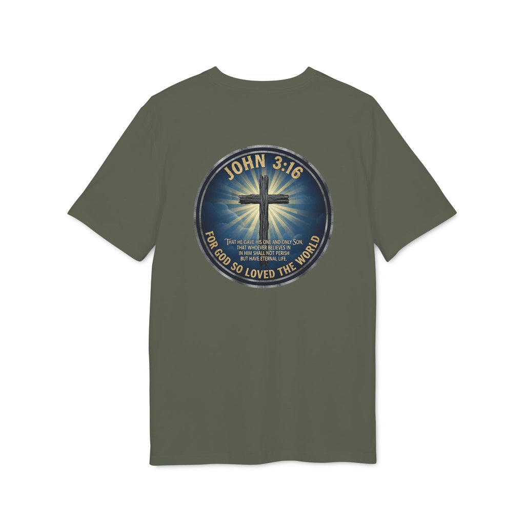 John 3:16 Cross T-shirt | Christian Faith Scripture Tee