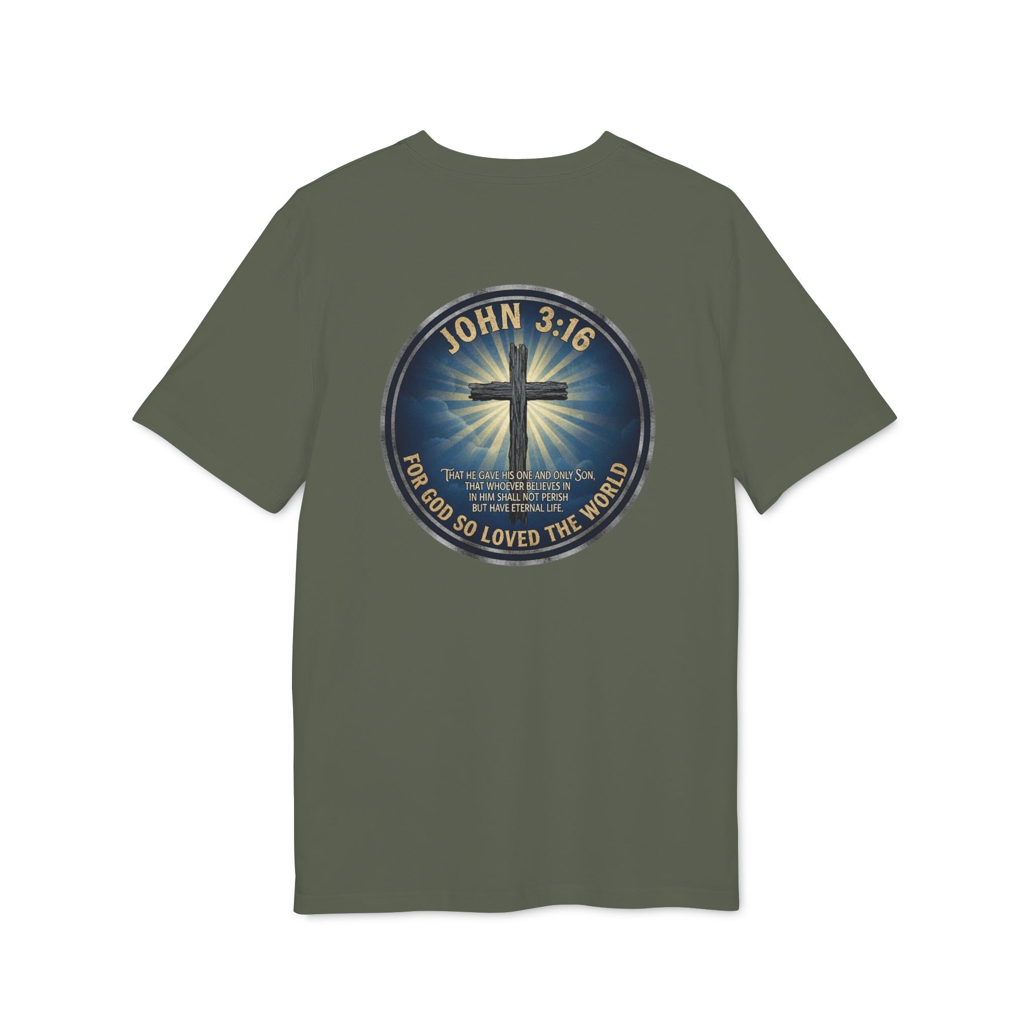 John 3:16 Cross T-shirt | Christian Faith Scripture Tee
