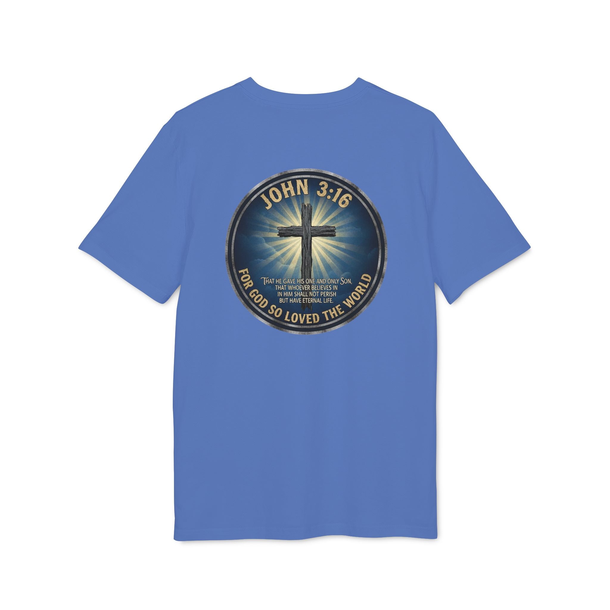 John 3:16 Cross T-shirt | Christian Faith Scripture Tee