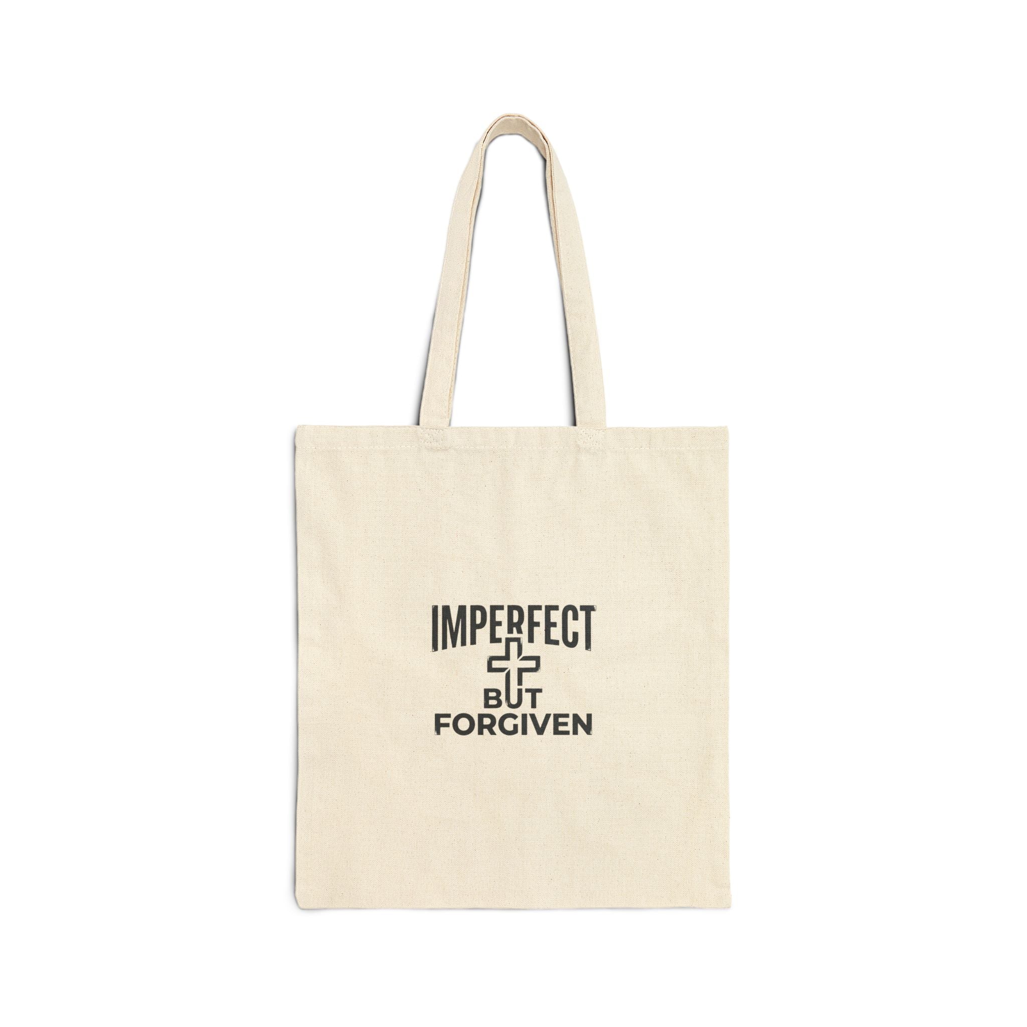 Imperfect But Forgiven Tote Bag