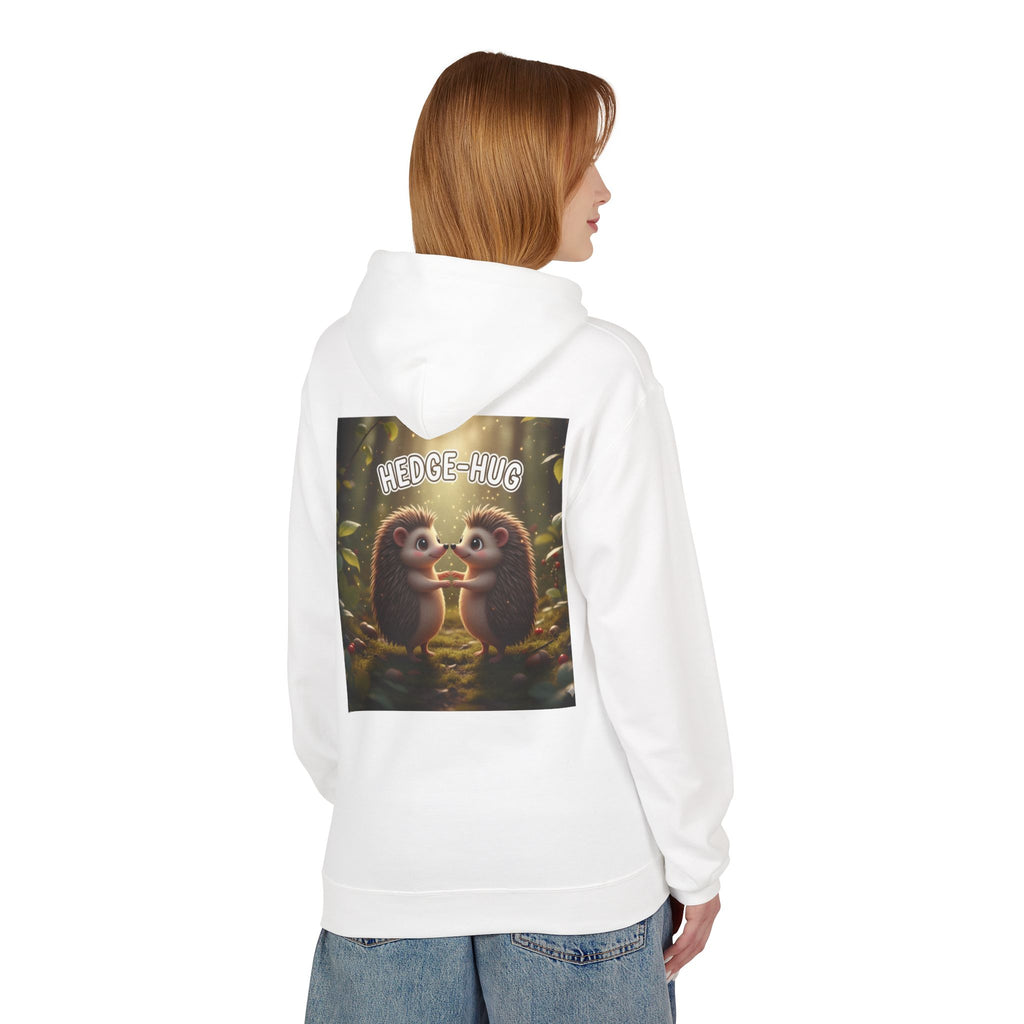Hedge Hug Hedgehogs Hoodie | Cute Animal Woodland Illustration