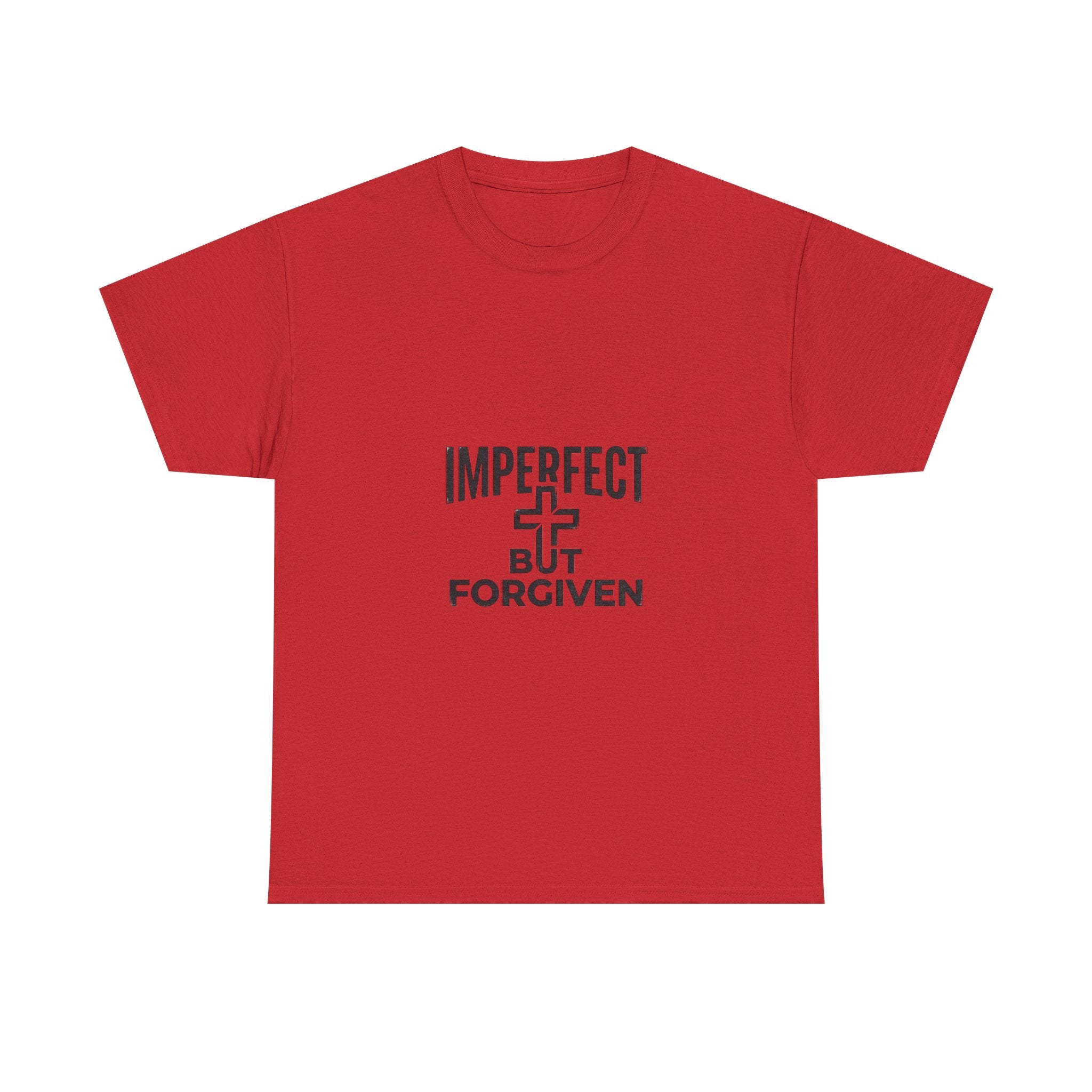Imperfect But Forgiven T-Shirt | Christian Cross Faith Tee, Religious Apparel