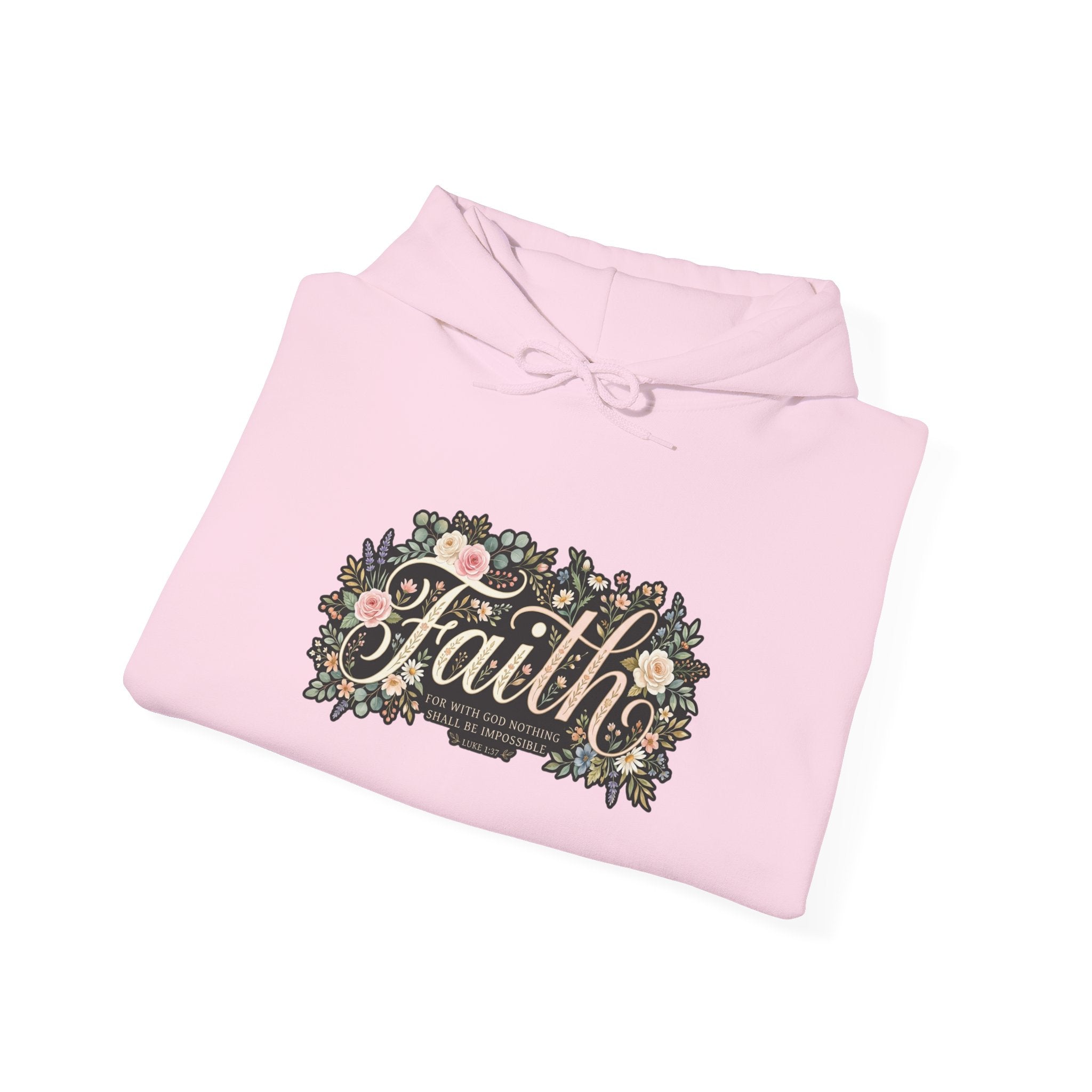 Faith Floral Hoodie