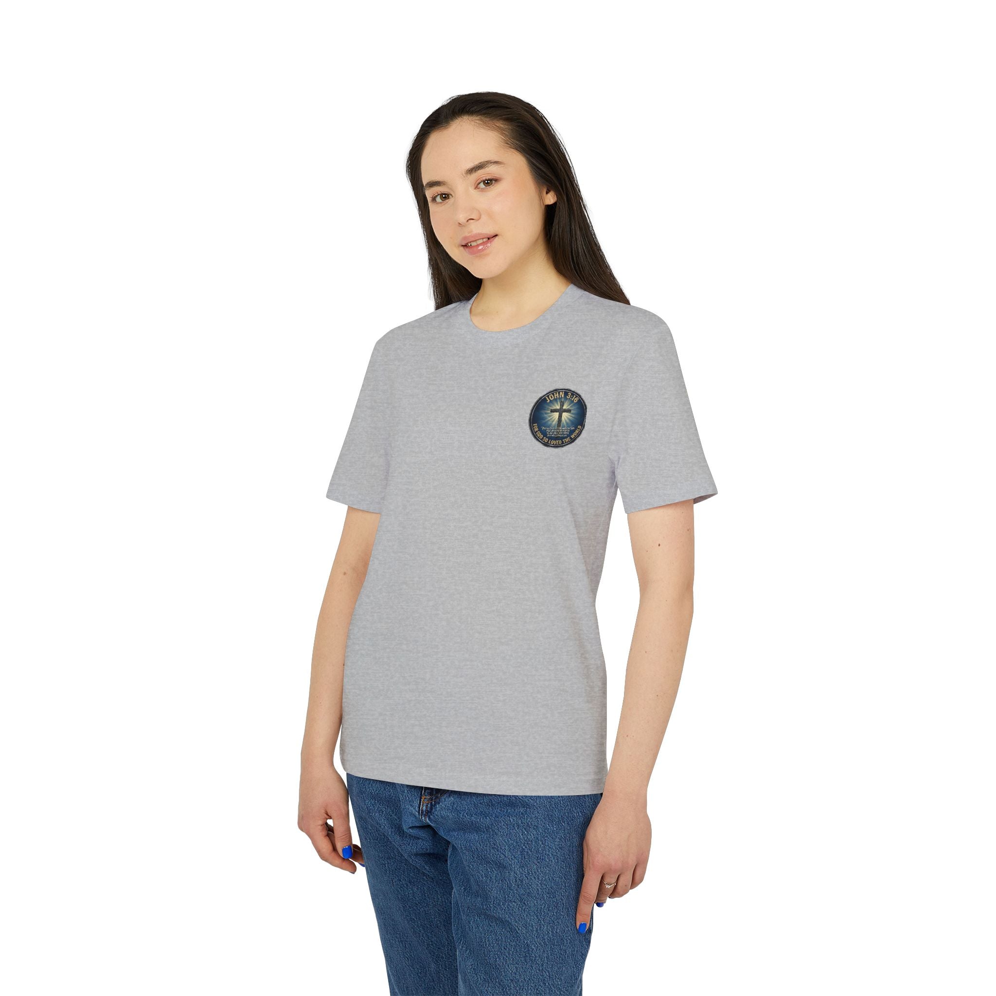 John 3:16 Cross T-shirt | Christian Faith Scripture Tee