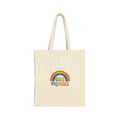 Tote — "God's Promises" Rainbow Canvas Tote Bag