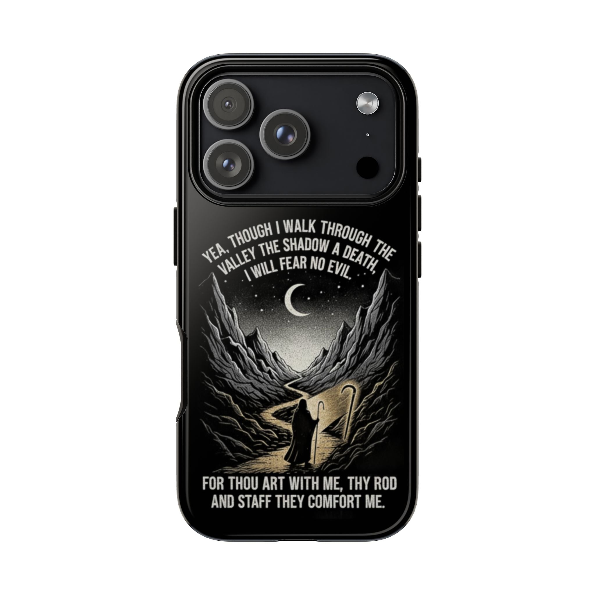 Psalm 23 Shepherd Silhouette phone case | Tough Cases