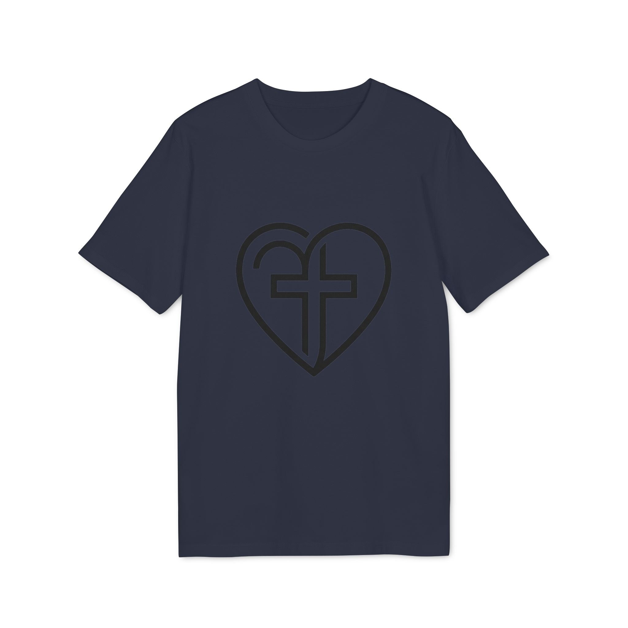 Christian Heart Cross T-Shirt — Faith Graphic Tee