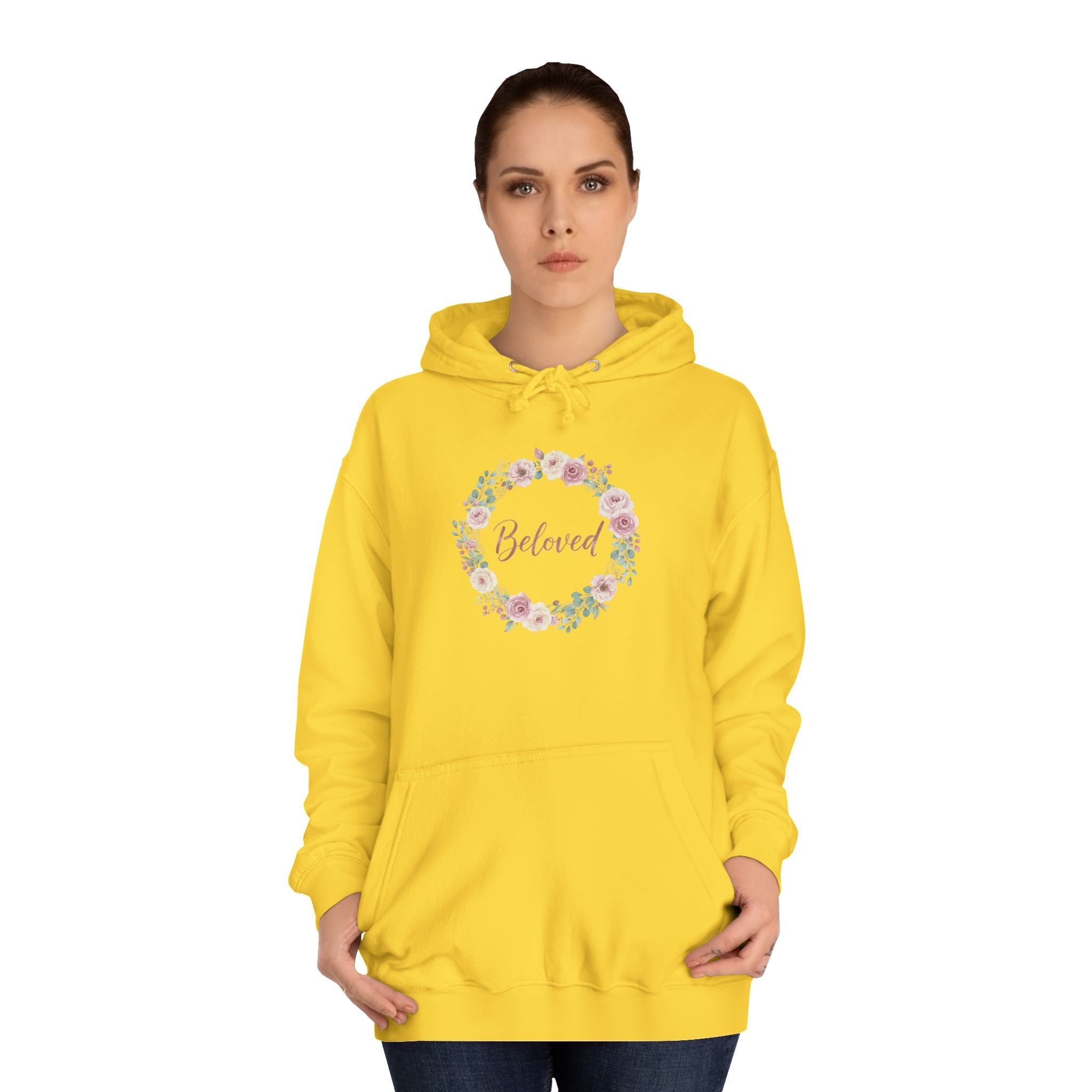 Floral Wreath Beloved Hoodie