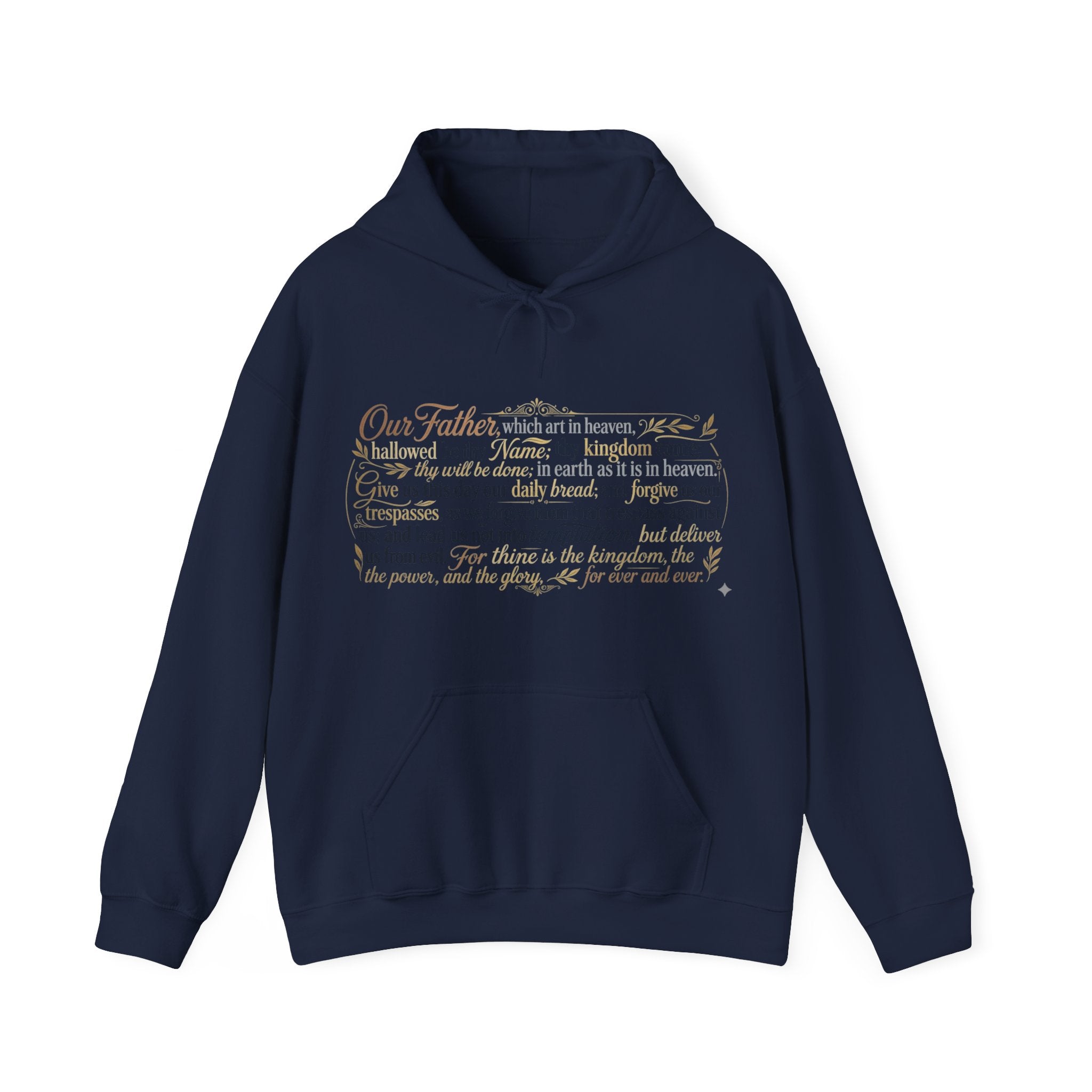 Lord's Prayer Scripture Hoodie | Faith Christian Prayer Pullover