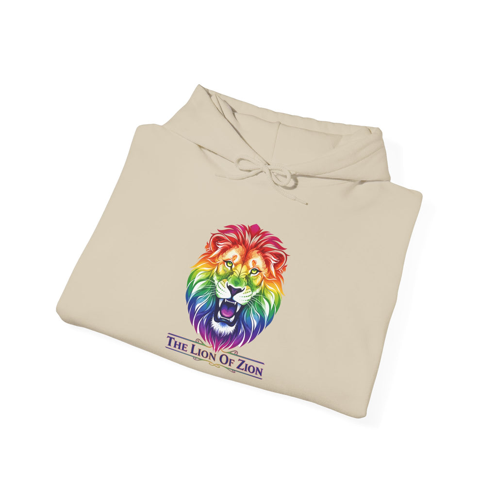 Rainbow Lion of Zion Hoodie