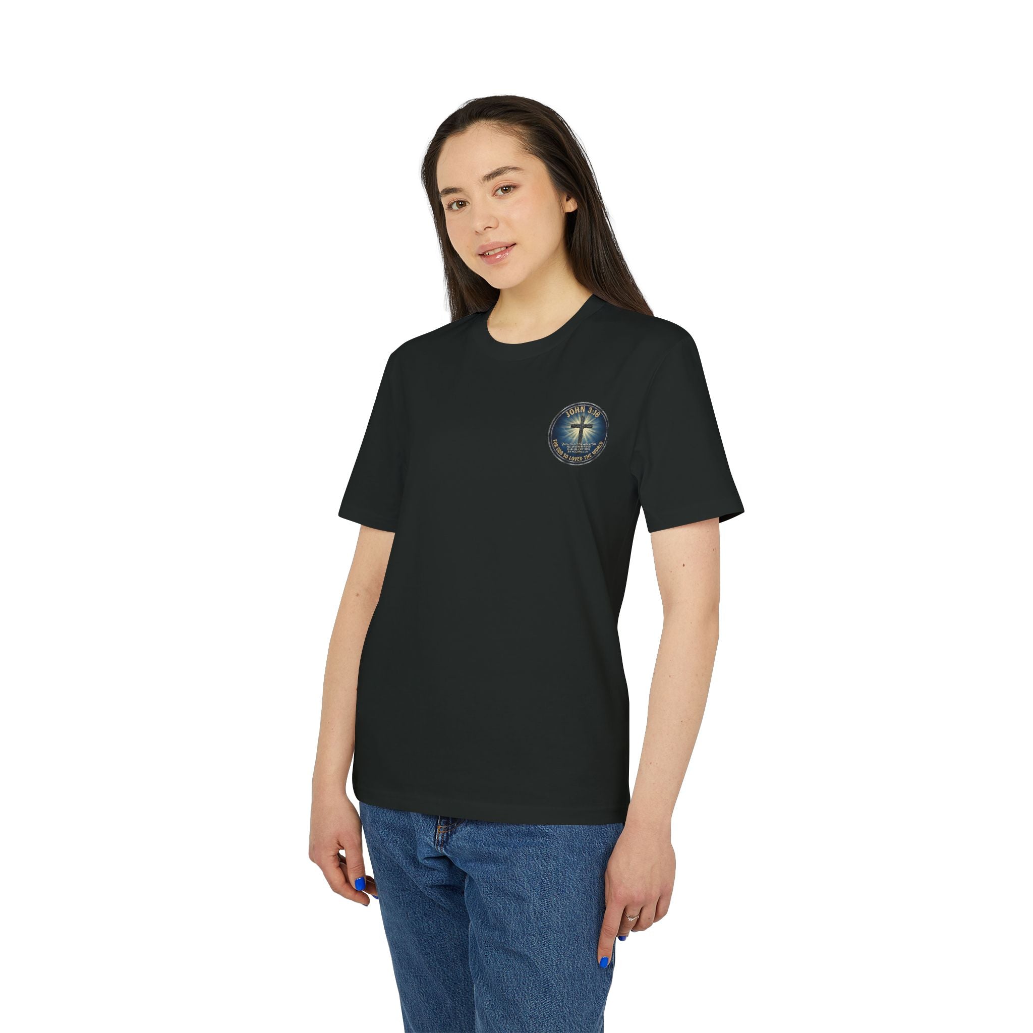 John 3:16 Cross T-shirt | Christian Faith Scripture Tee