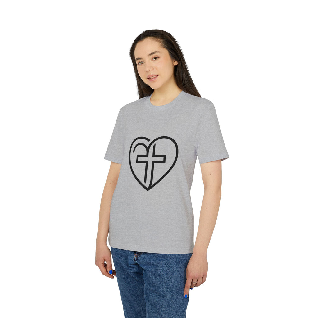 Christian Heart Cross T-Shirt — Faith Graphic Tee