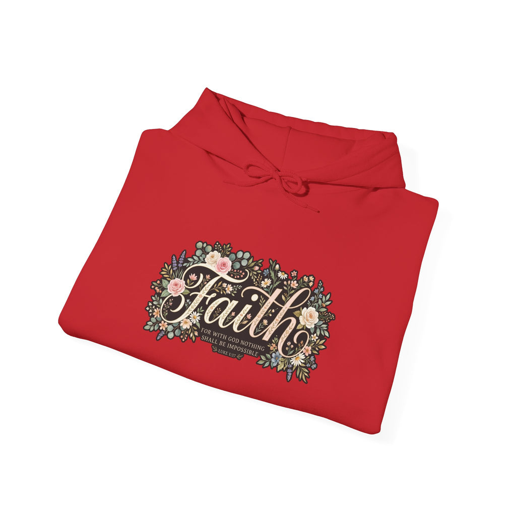 Faith Floral Hoodie