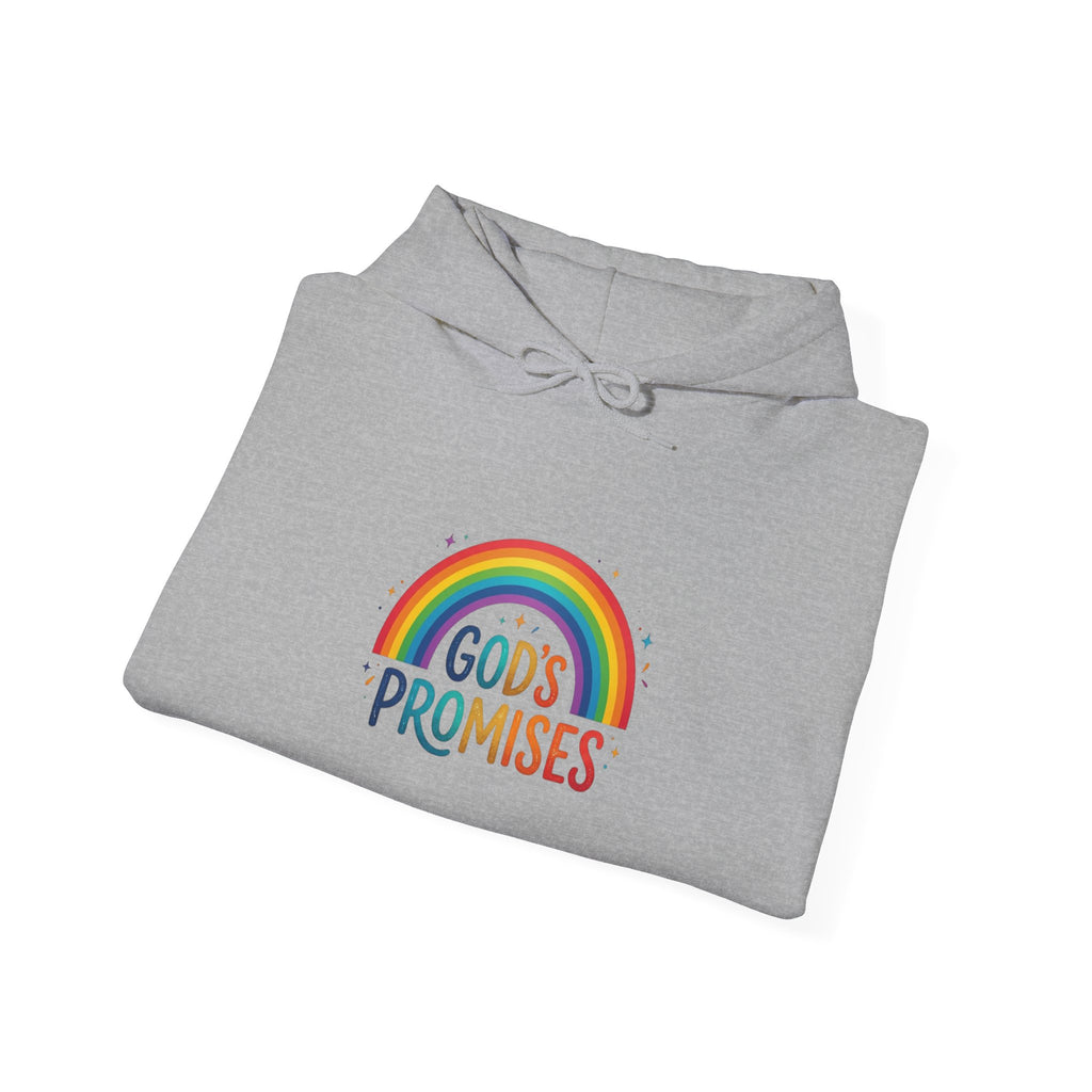 "God's Promises" Rainbow Christian Hoodie