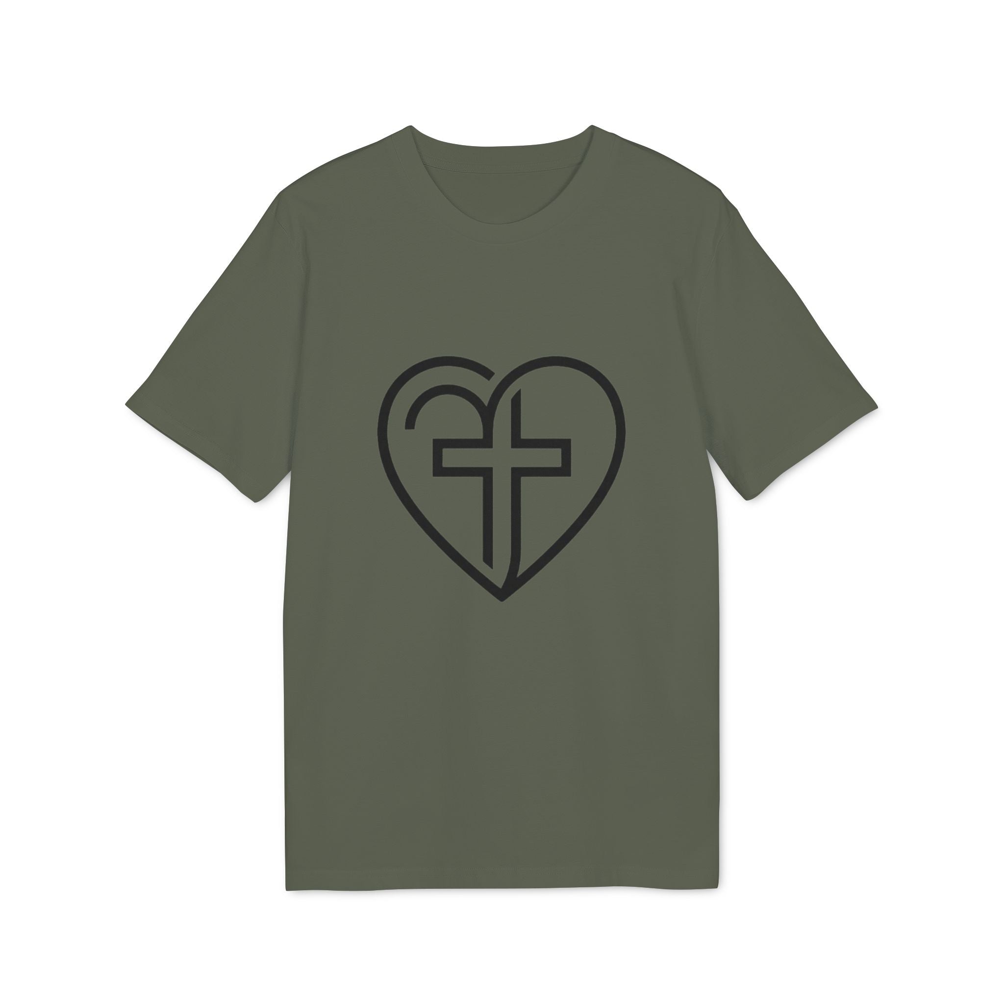 Christian Heart Cross T-Shirt — Faith Graphic Tee