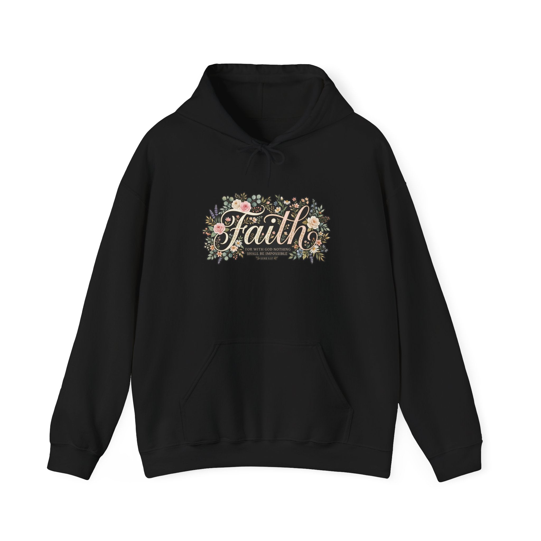 Faith Floral Hoodie