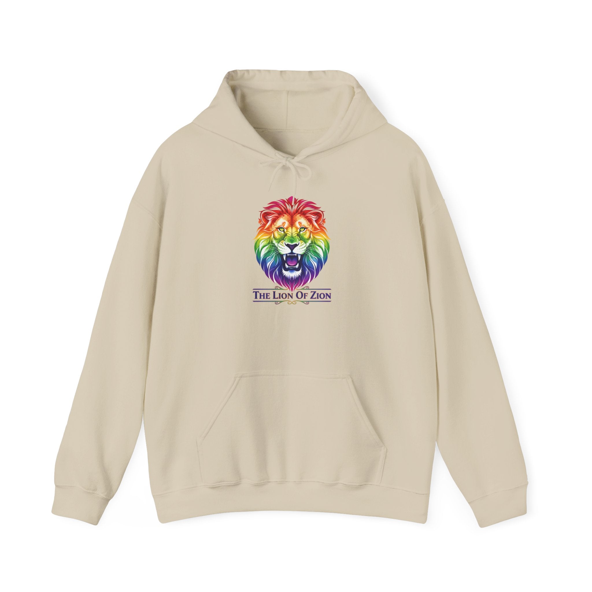 Rainbow Lion of Zion Hoodie