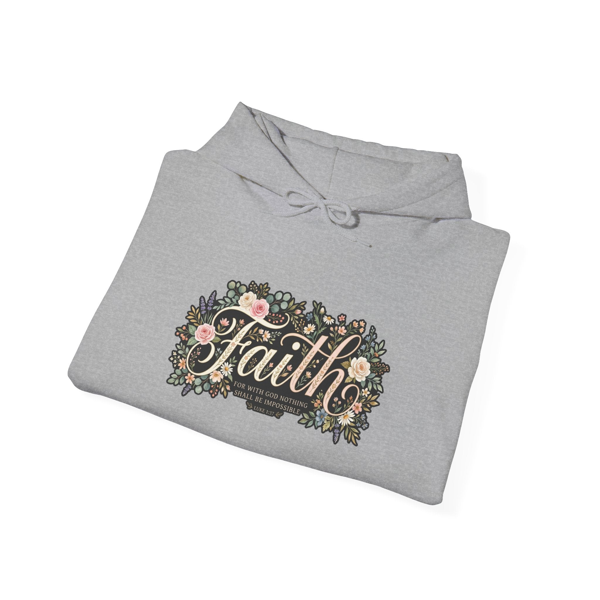 Faith Floral Hoodie