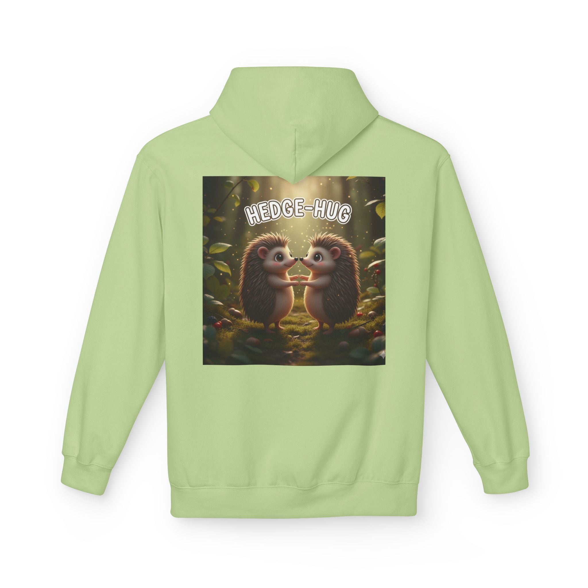 Hedge Hug Hedgehogs Hoodie | Cute Animal Woodland Illustration
