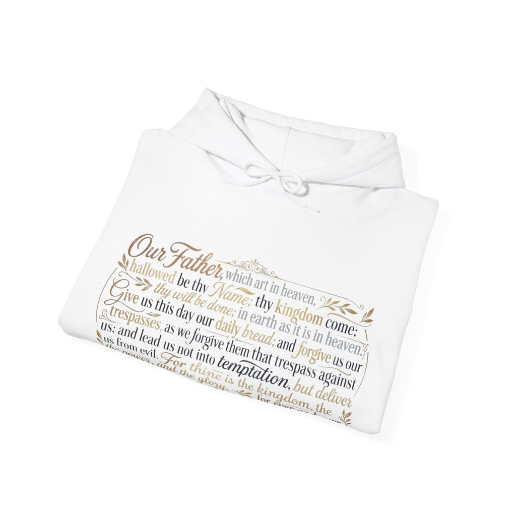 Lord's Prayer Scripture Hoodie | Faith Christian Prayer Pullover