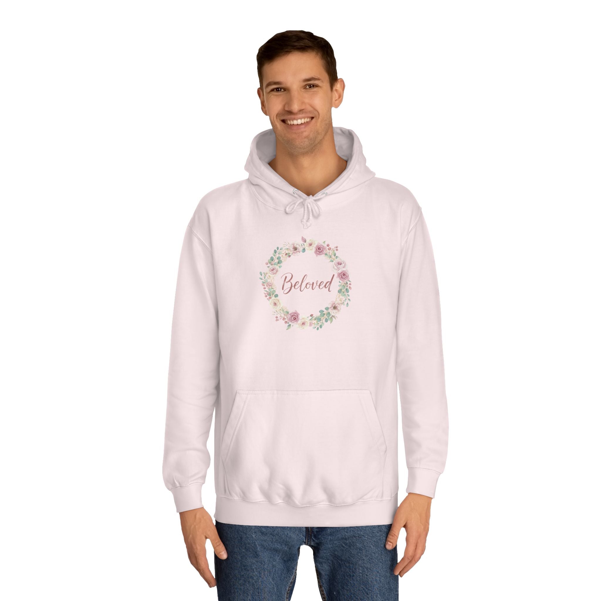 Floral Wreath Beloved Hoodie