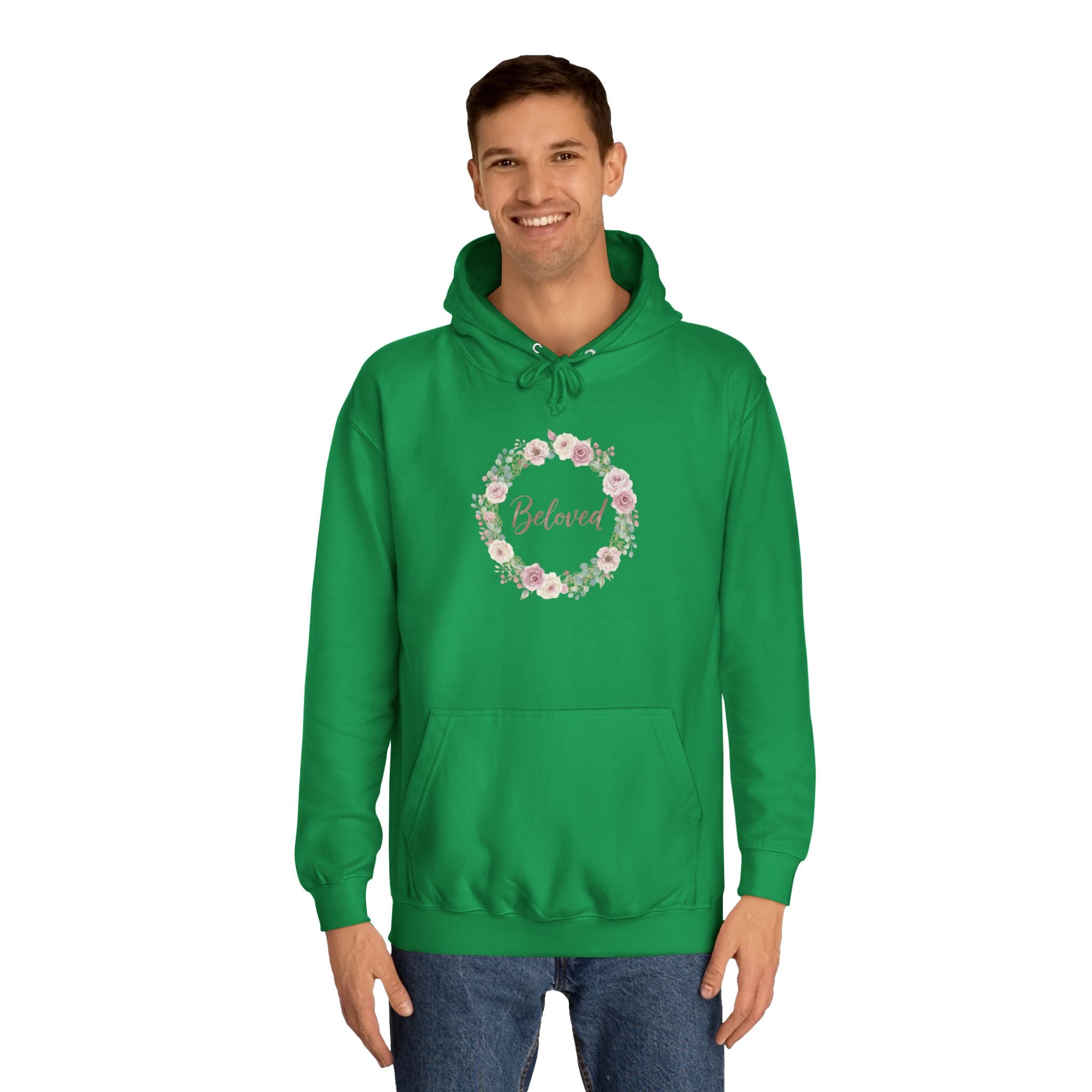Floral Wreath Beloved Hoodie