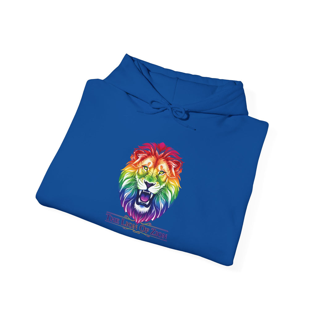 Rainbow Lion of Zion Hoodie