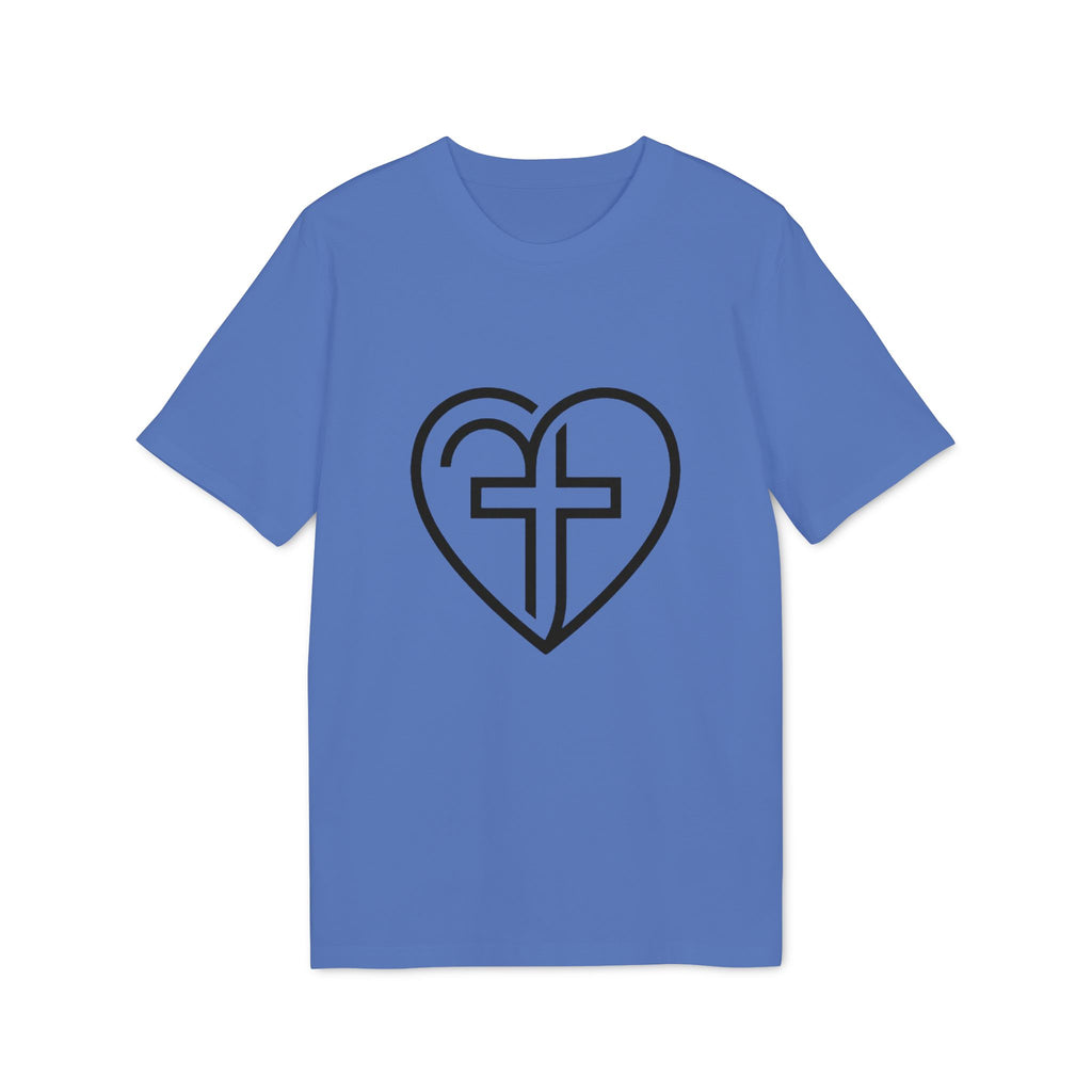 Christian Heart Cross T-Shirt — Faith Graphic Tee