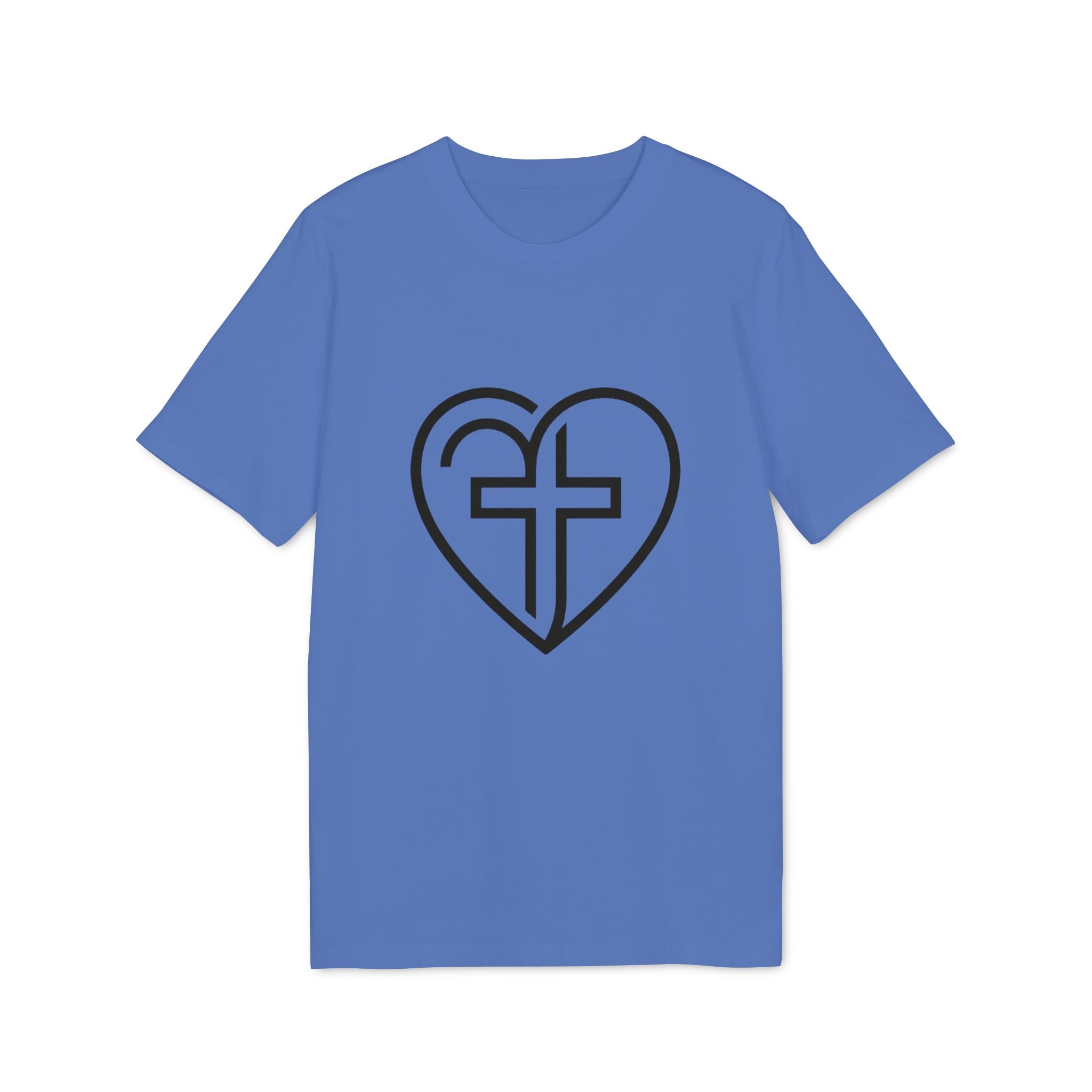 Christian Heart Cross T-Shirt — Faith Graphic Tee