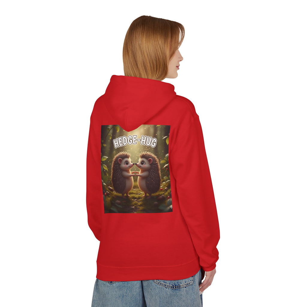 Hedge Hug Hedgehogs Hoodie | Cute Animal Woodland Illustration