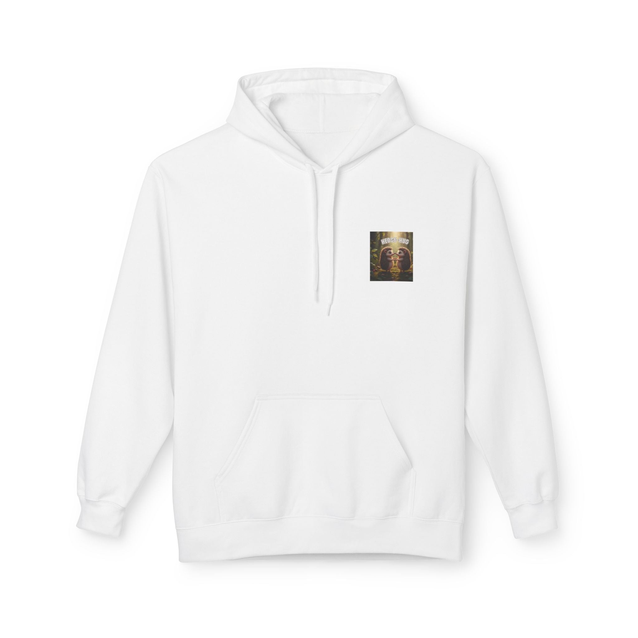 Hedge Hug Hedgehogs Hoodie | Cute Animal Woodland Illustration