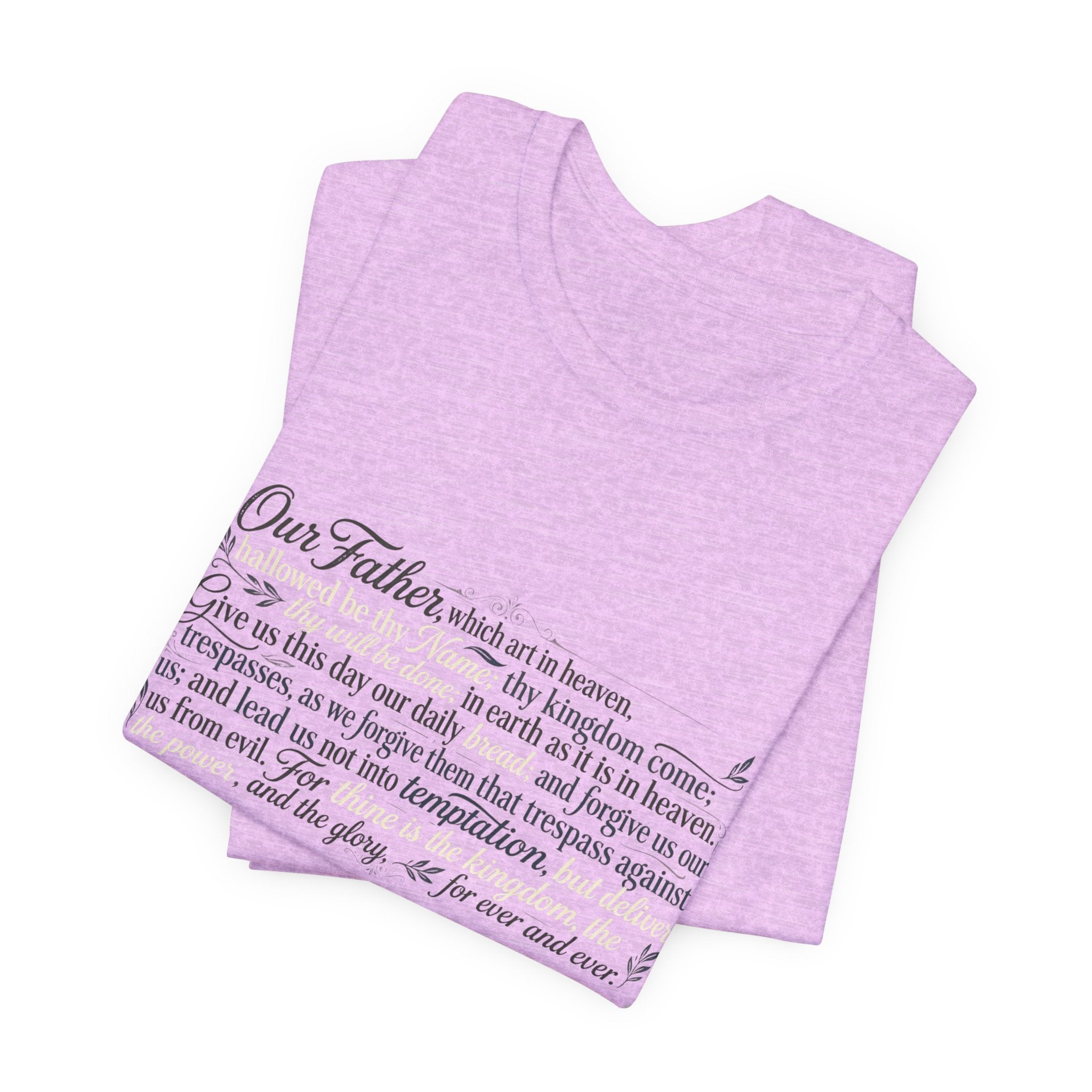 Our Father Prayer T-Shirt - Lord's Prayer Tee