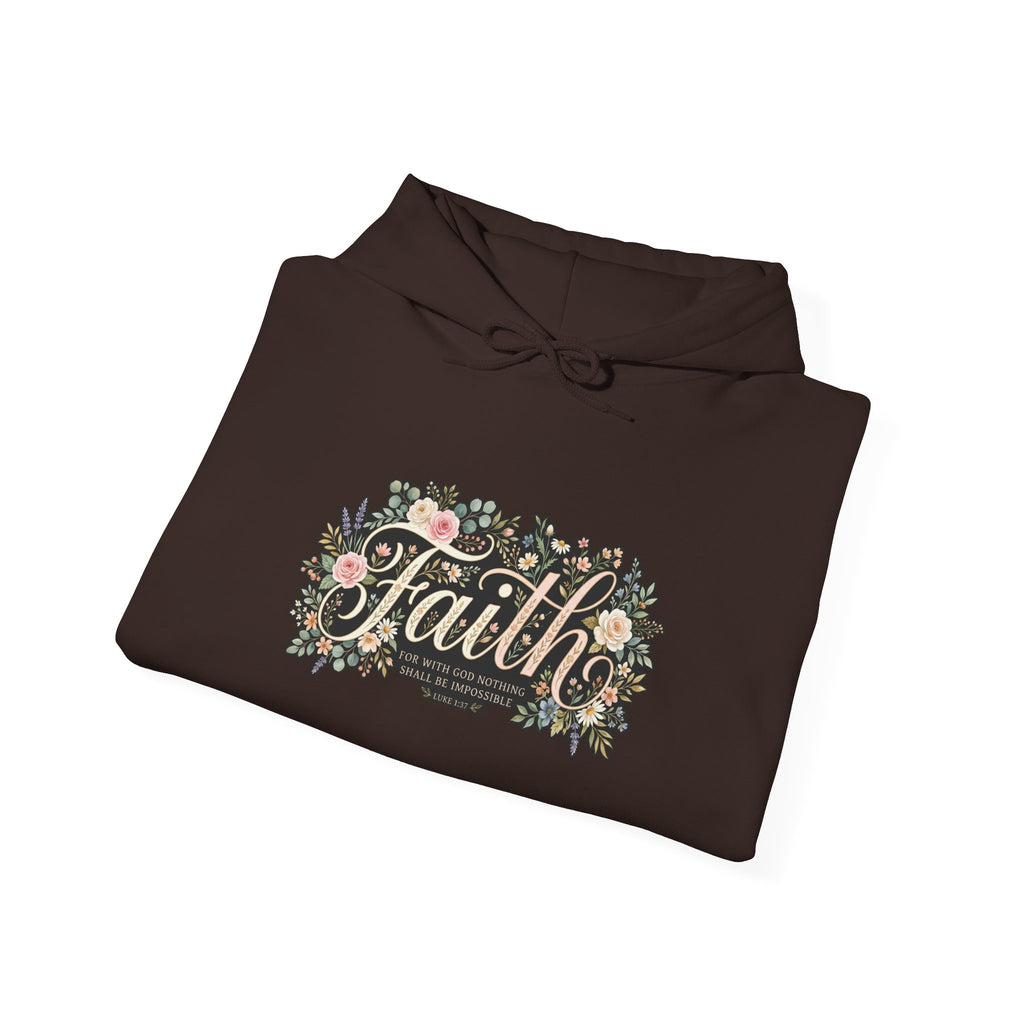 Faith Floral Hoodie