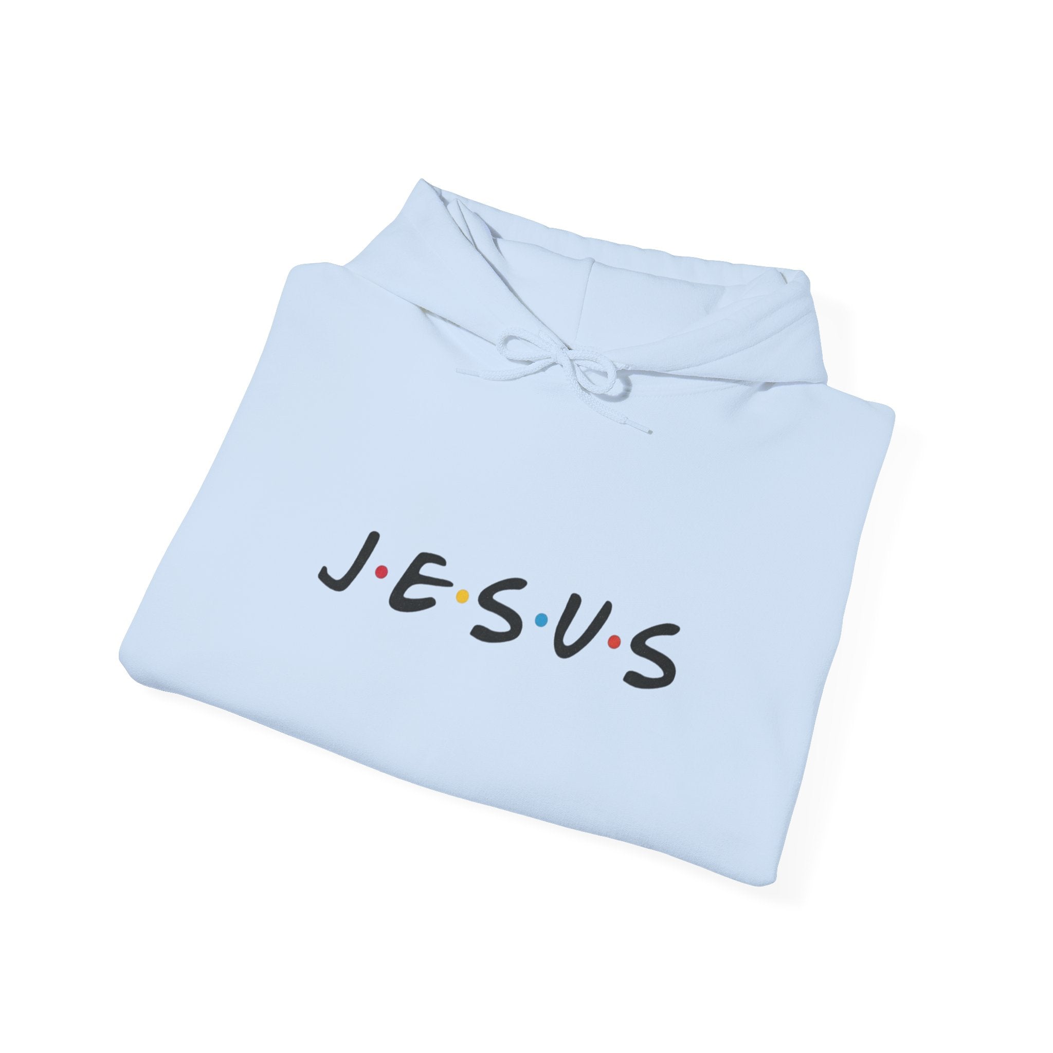 Jesus Friends-Style Hoodie – Minimal Faith Pullover