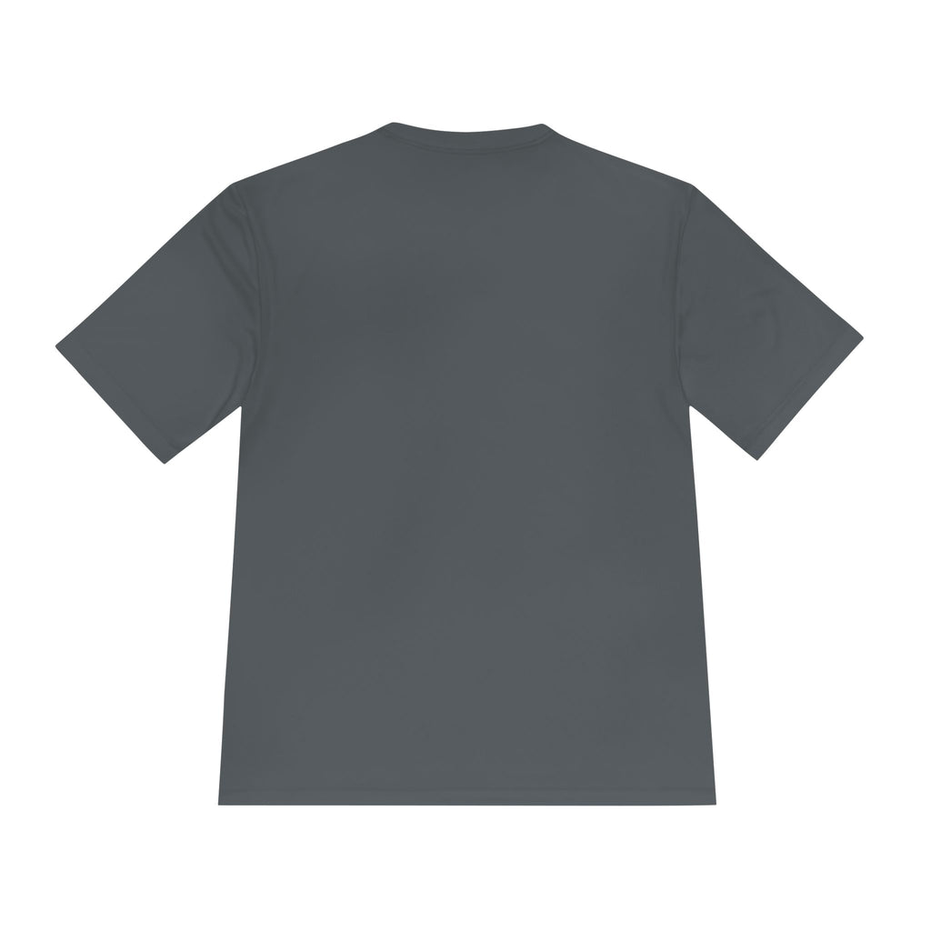 Moisture-Wicking Tee — Minimal "Just Play" Athletic Shirt