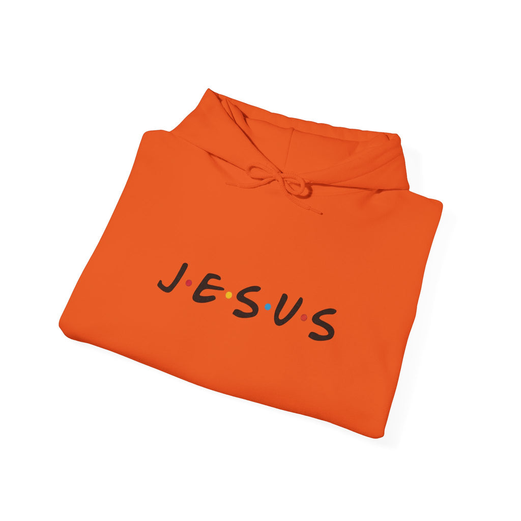 Jesus Friends-Style Hoodie – Minimal Faith Pullover