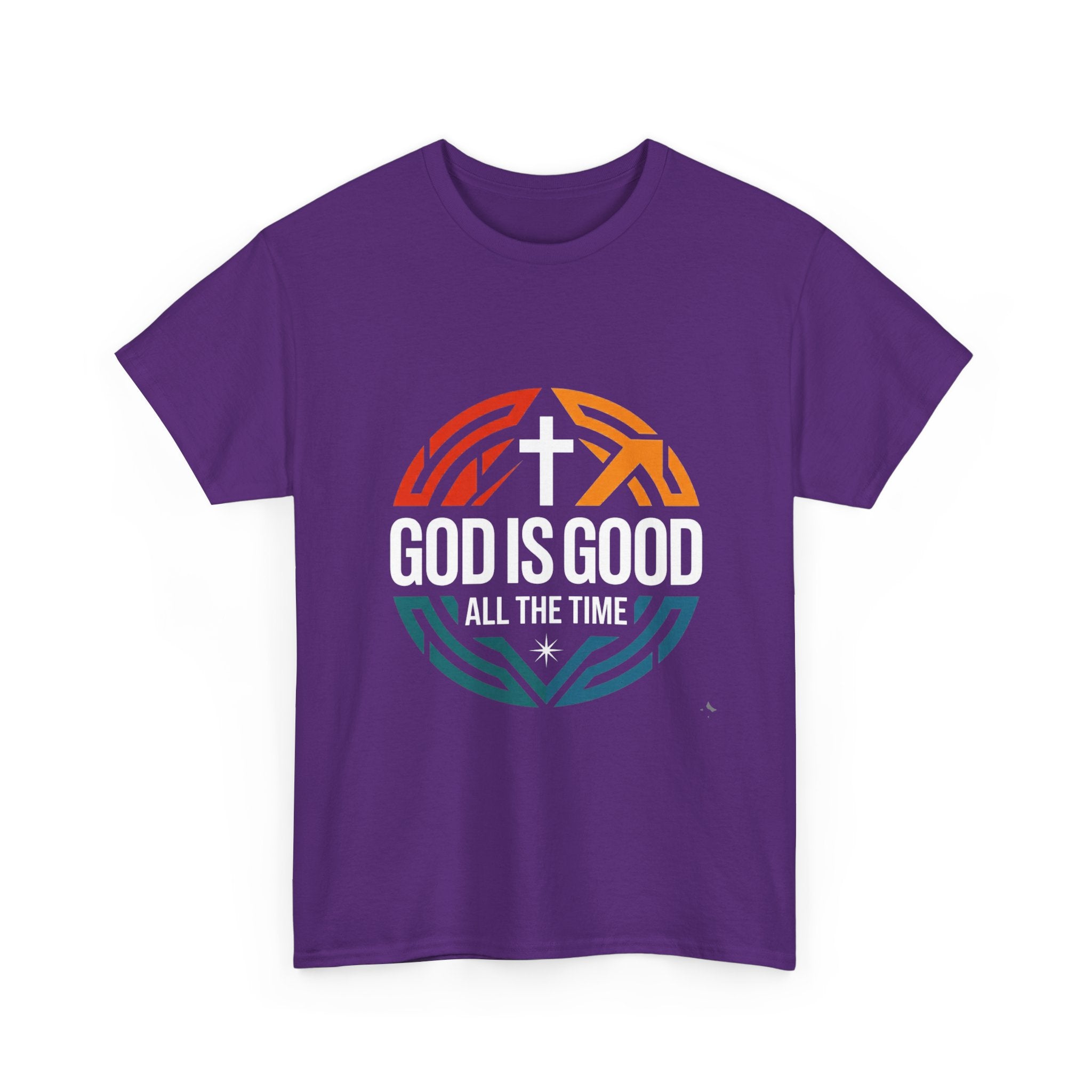 God Is Good All The Time T-Shirt — Christian Faith Cross Tee USA