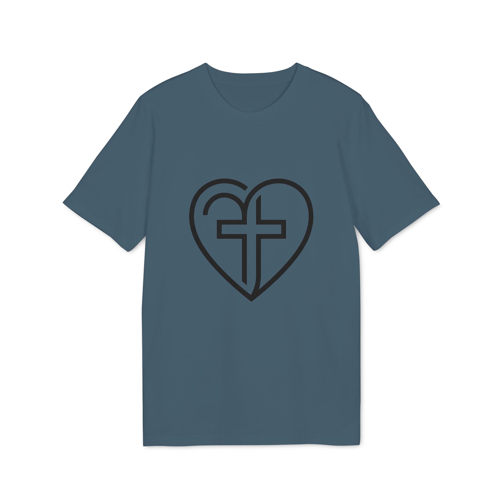 Christian Heart Cross T-Shirt — Faith Graphic Tee