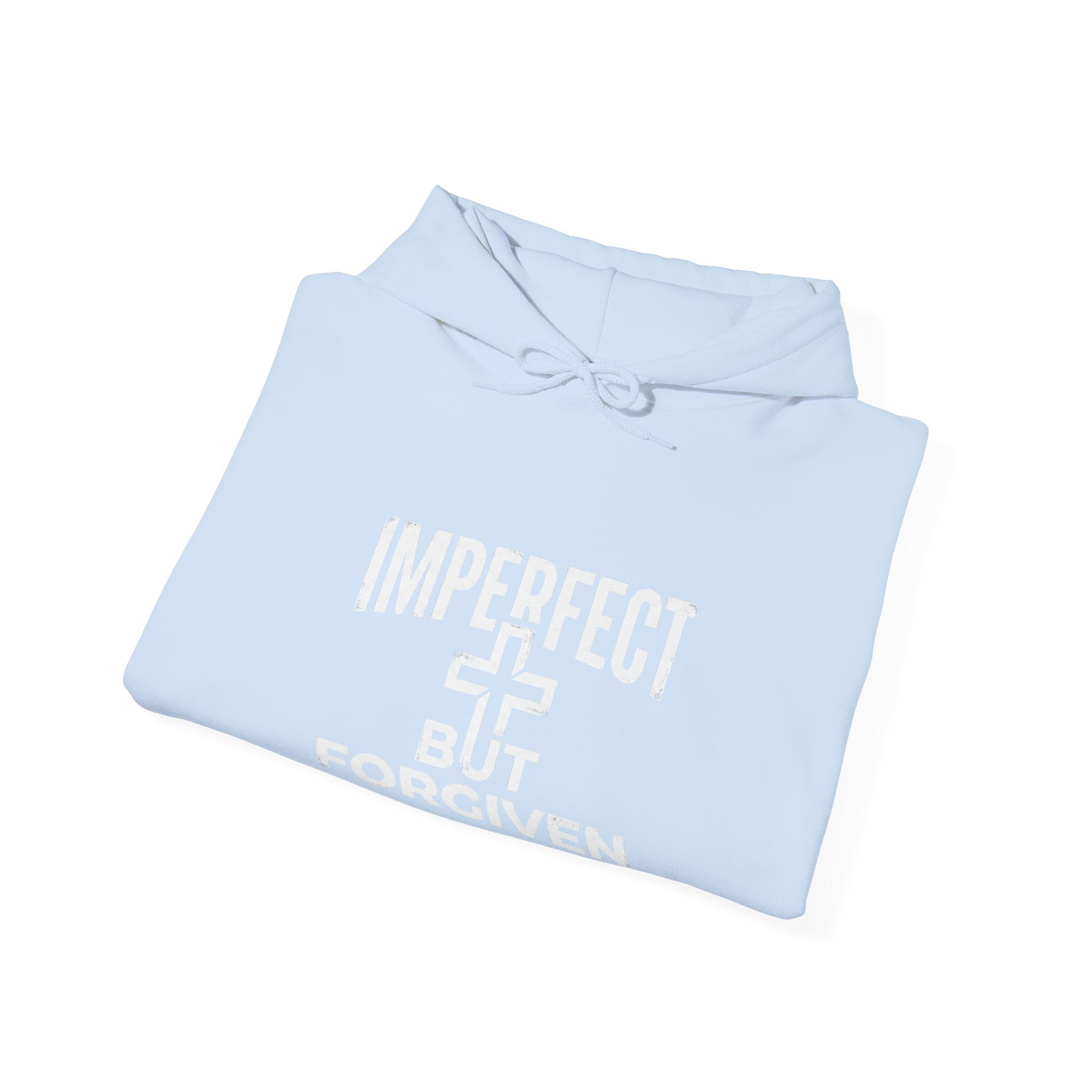 Imperfect But Forgiven Hoodie – Christian Faith Hoodie
