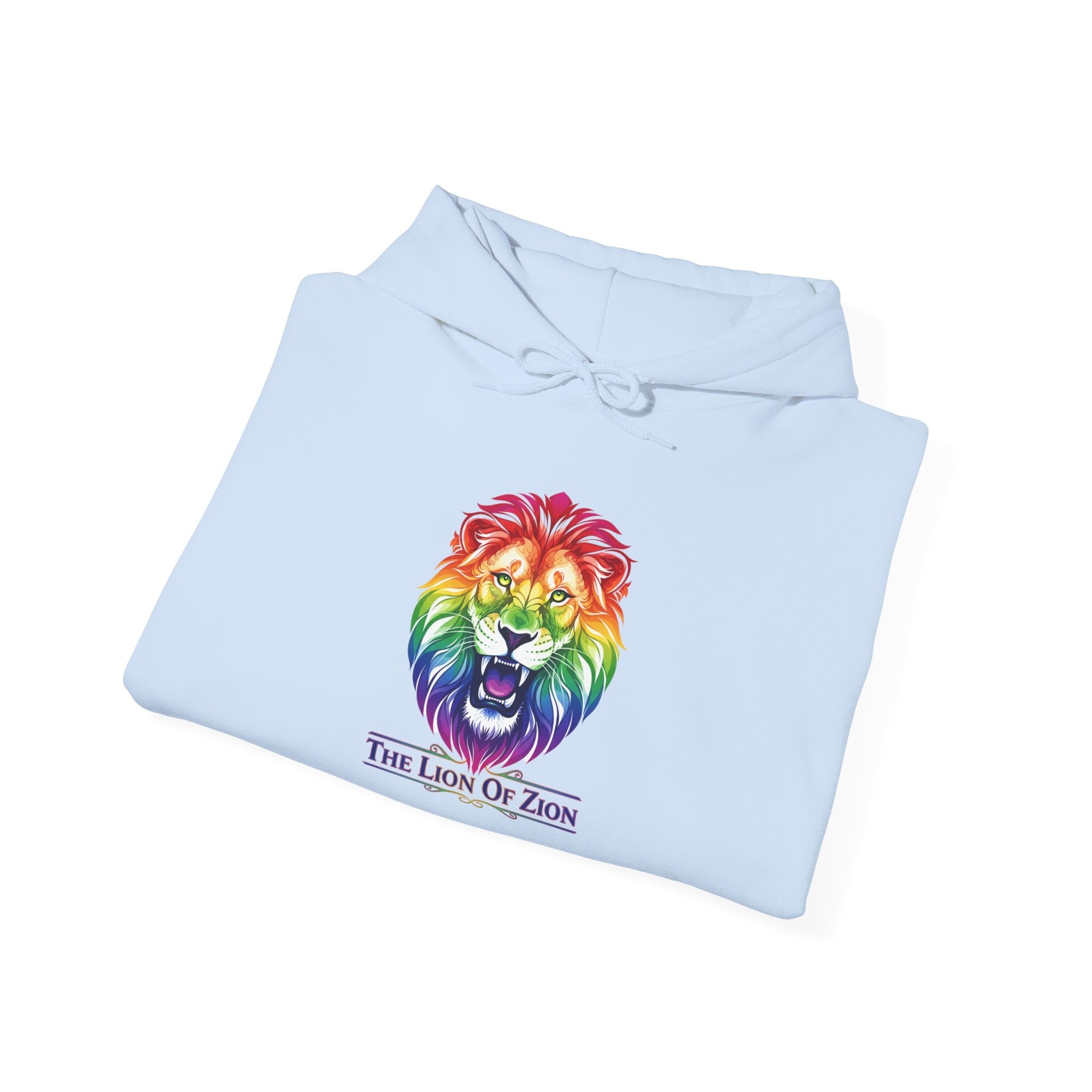 Rainbow Lion of Zion Hoodie