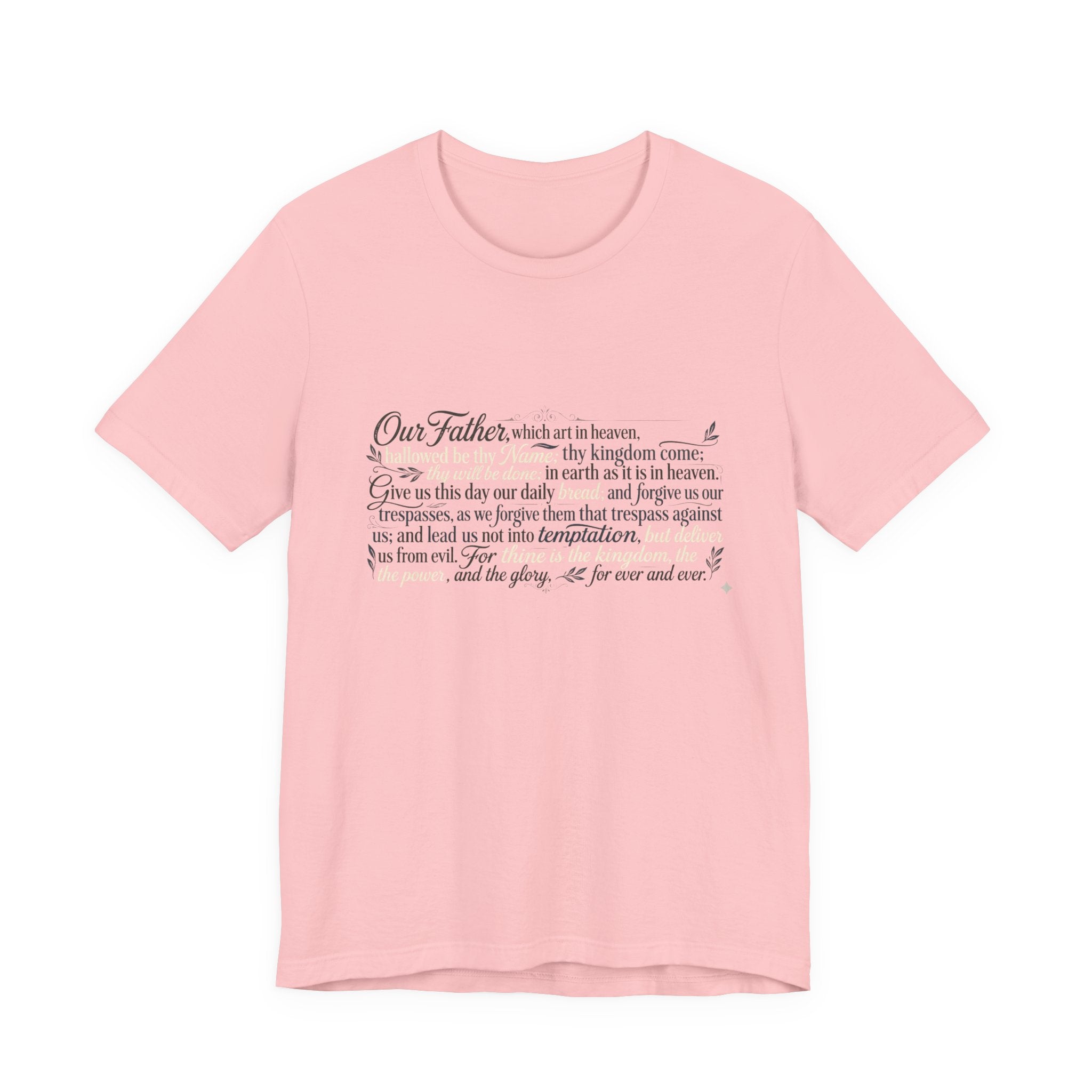 Our Father Prayer T-Shirt - Lord's Prayer Tee