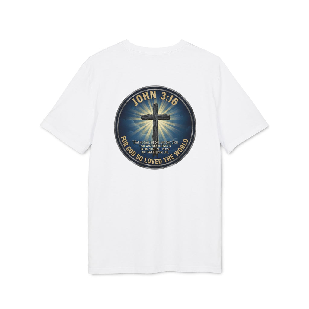John 3:16 Cross T-shirt | Christian Faith Scripture Tee