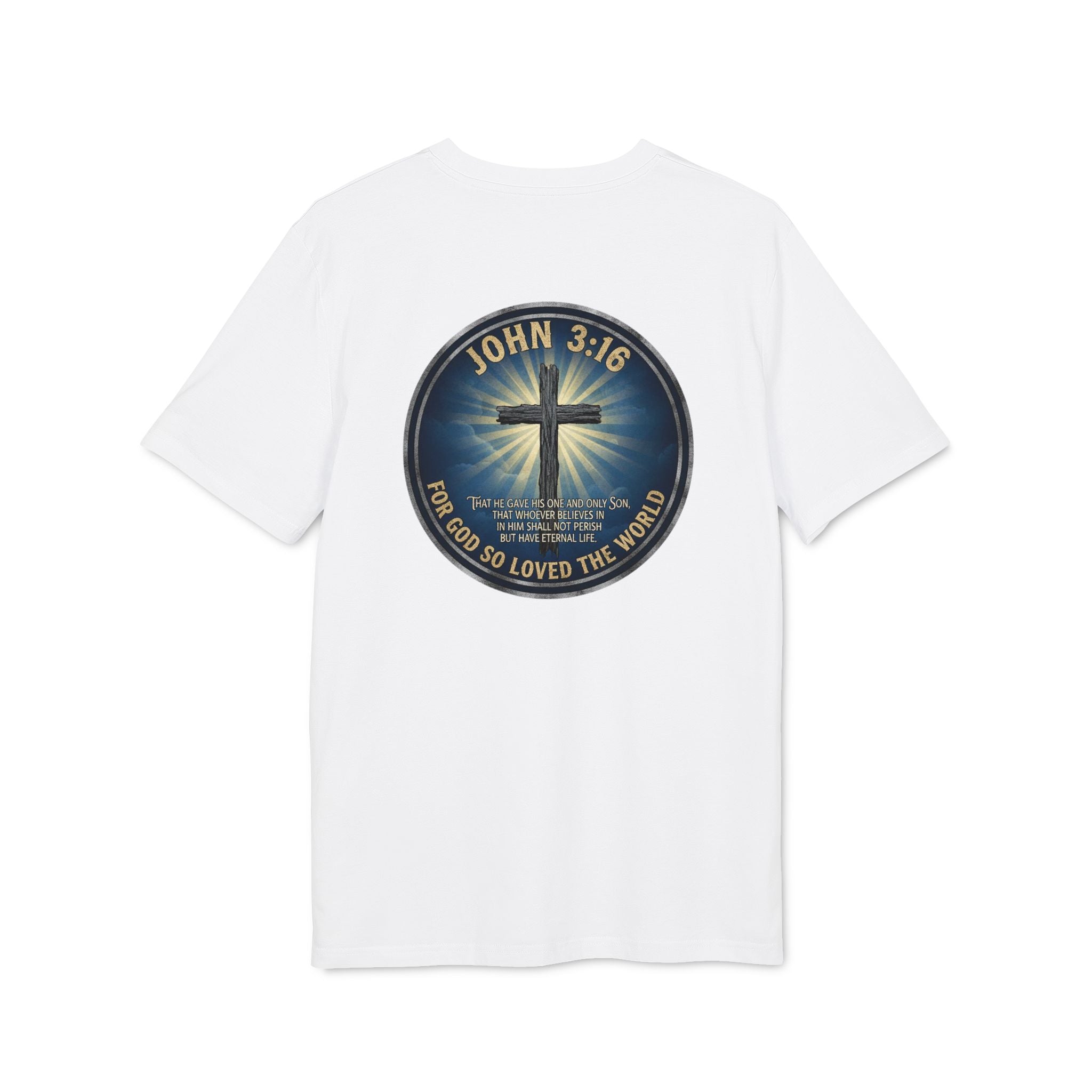 John 3:16 Cross T-shirt | Christian Faith Scripture Tee