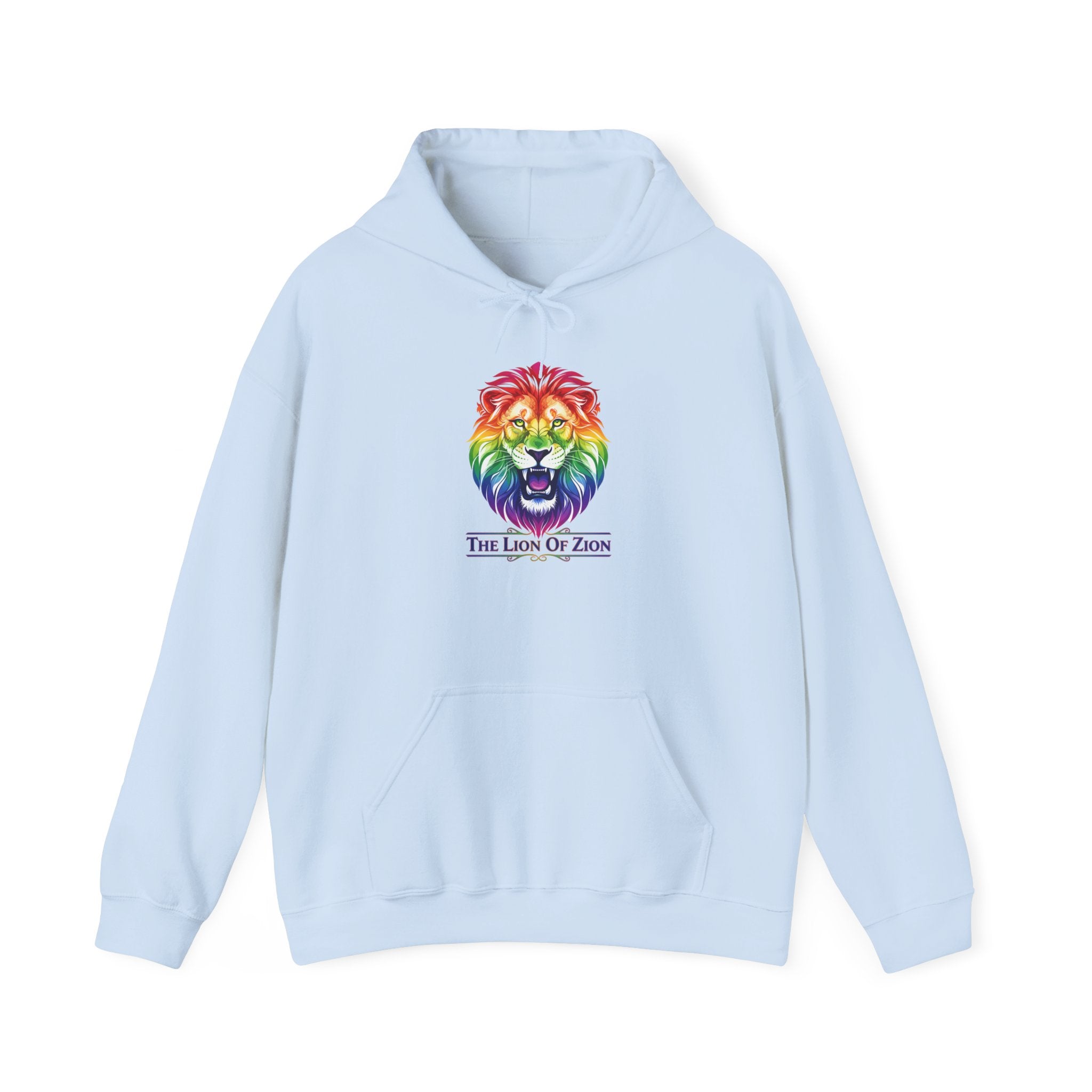 Rainbow Lion of Zion Hoodie